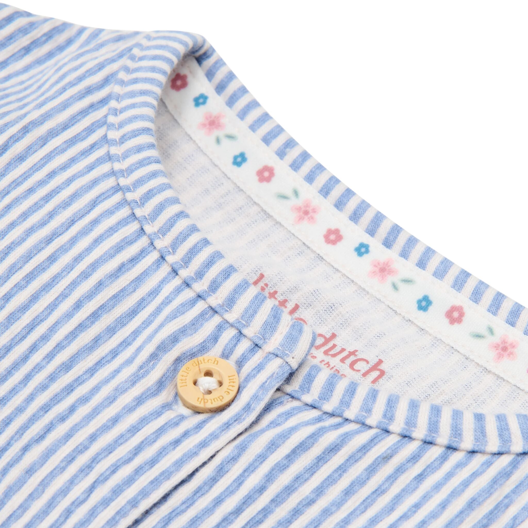 Bluse - Lange Ärmel - Blau - Denimblauer Streifen 