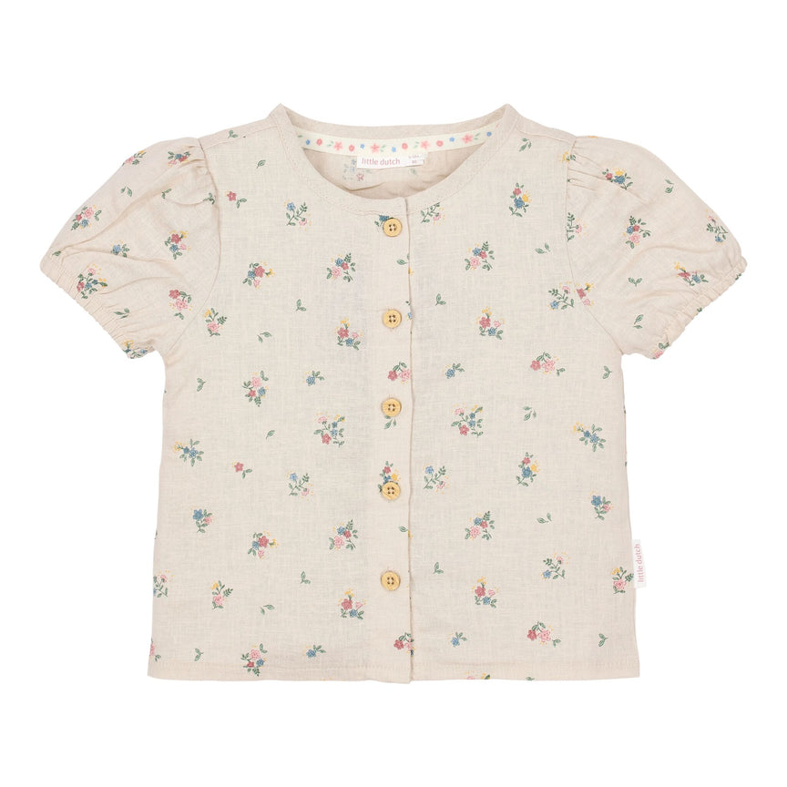 Blouse - Short sleeve - Sand 