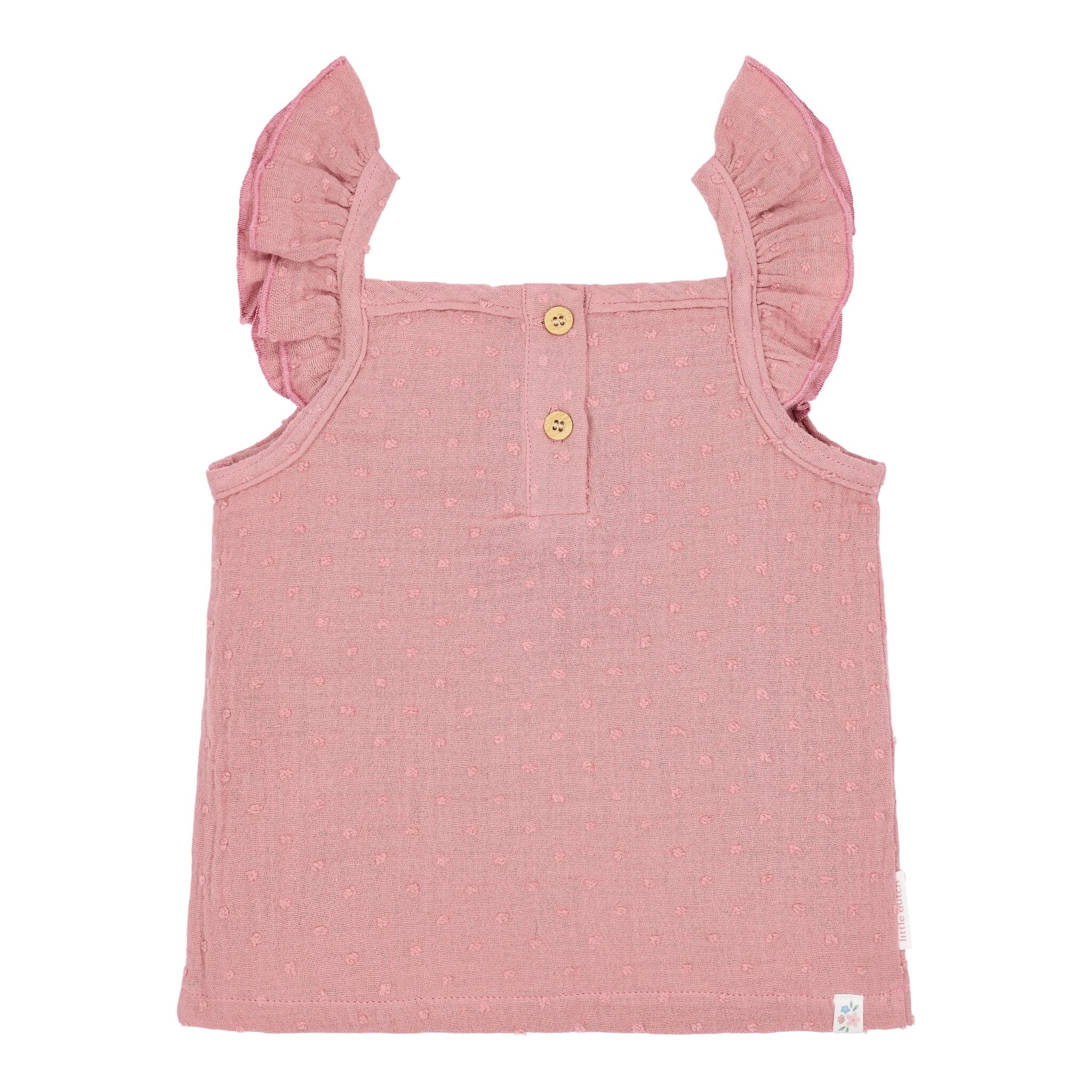 Trägershirt - Rüschen - Rosa 