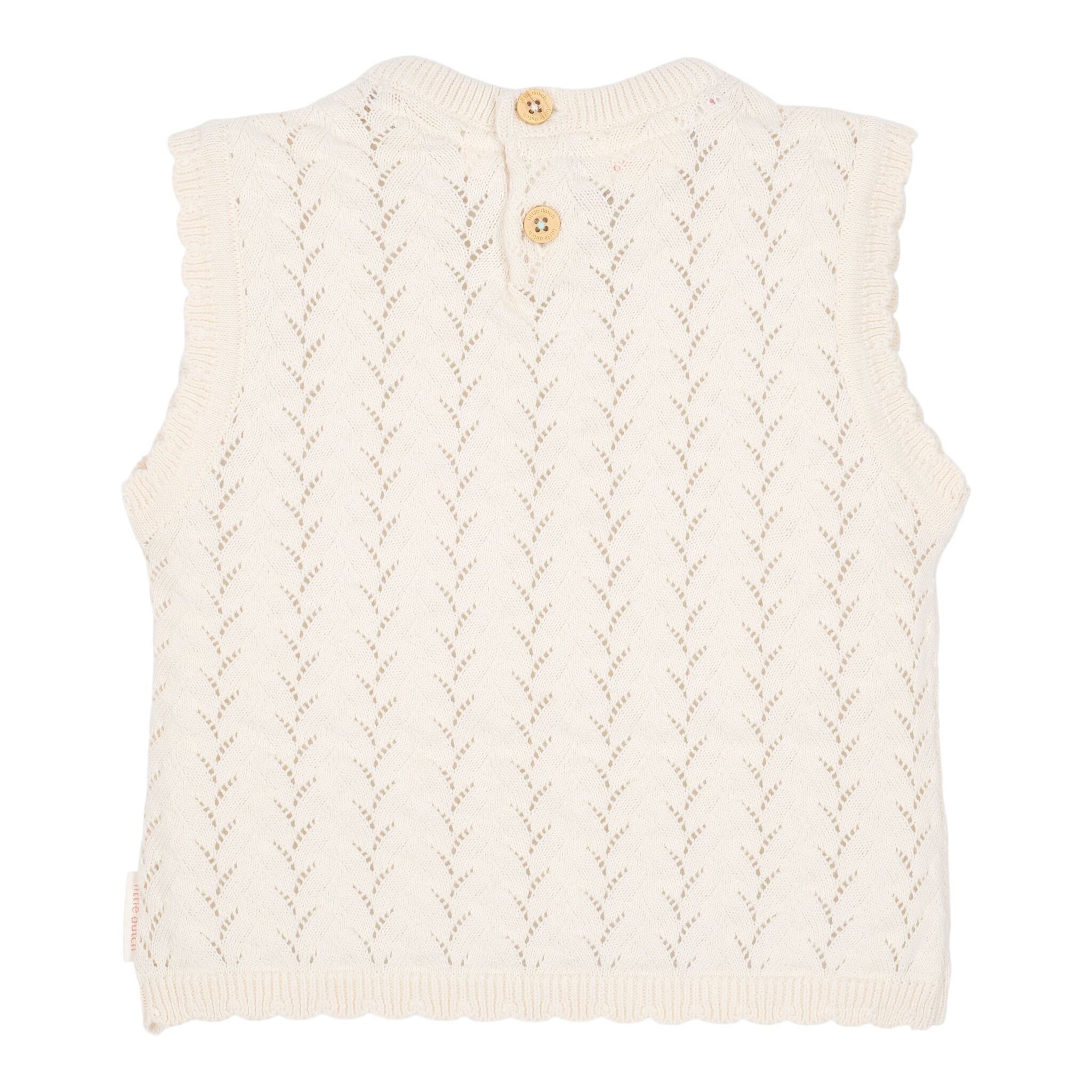 Singlet knitted - White 