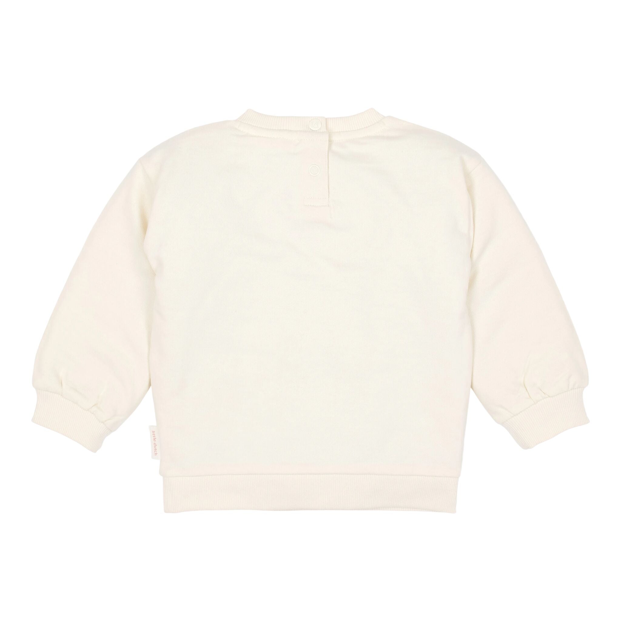 Pullover - Weiß - Blumenmuster 