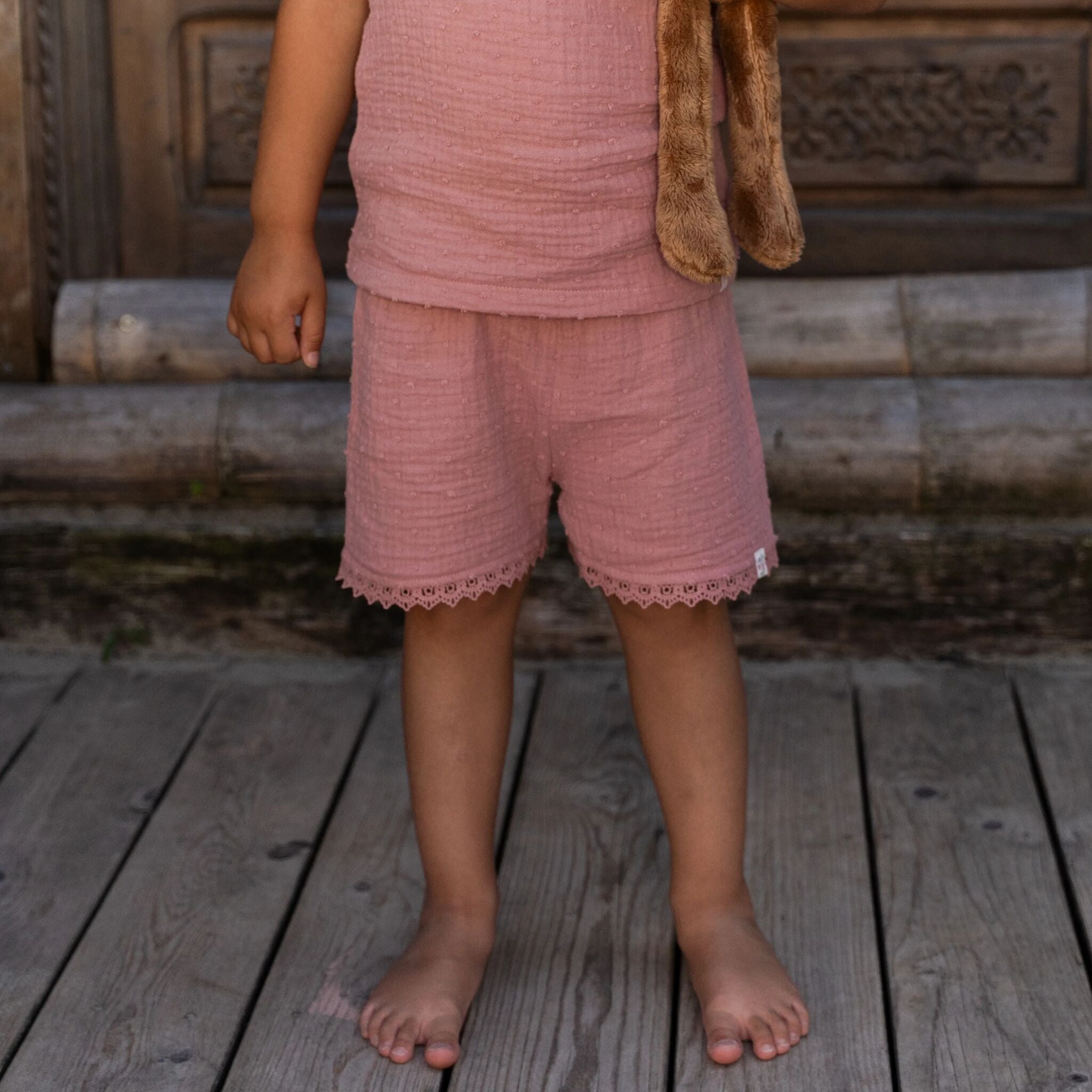 Kurze Hose - Rosa 