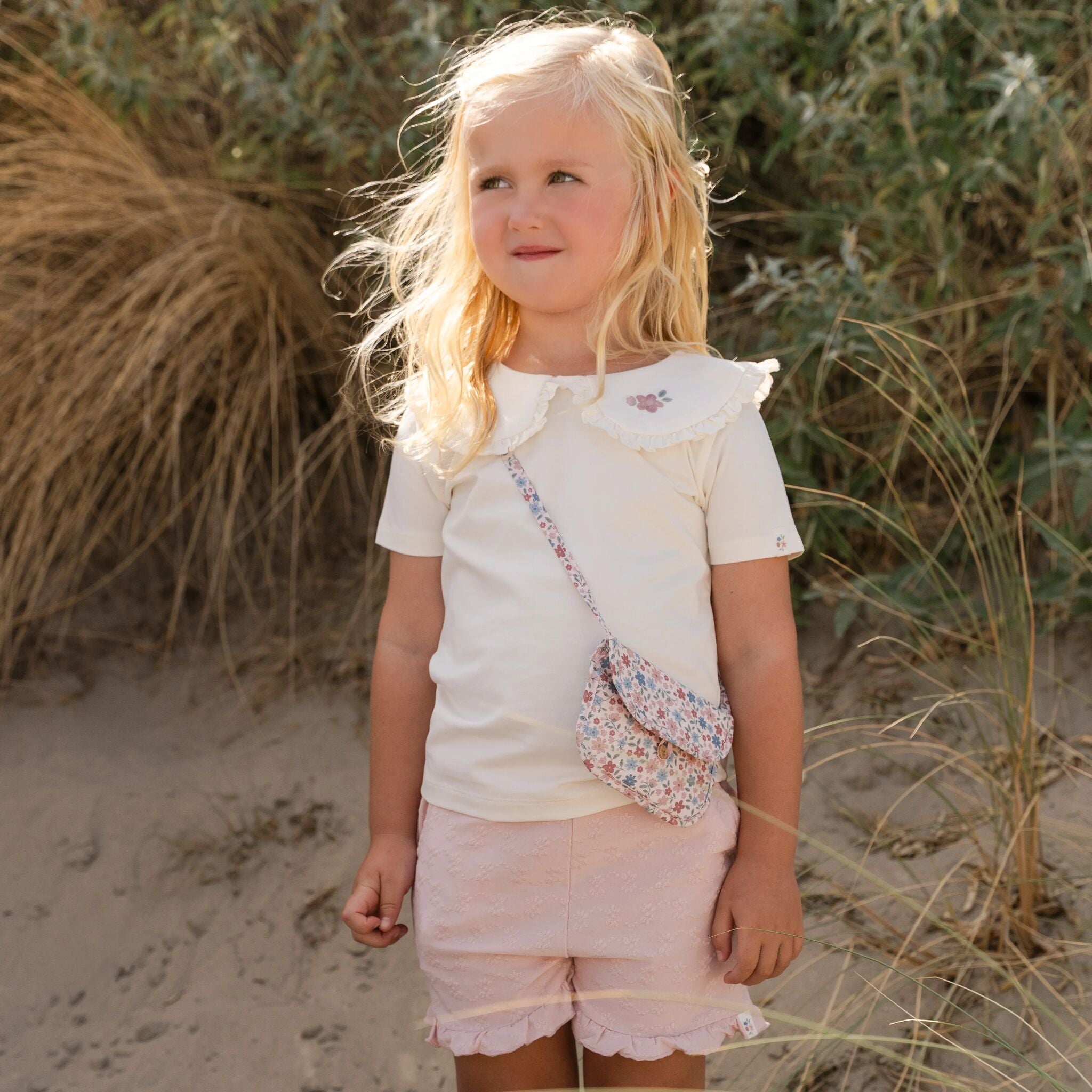 Short - Volants - Rose 