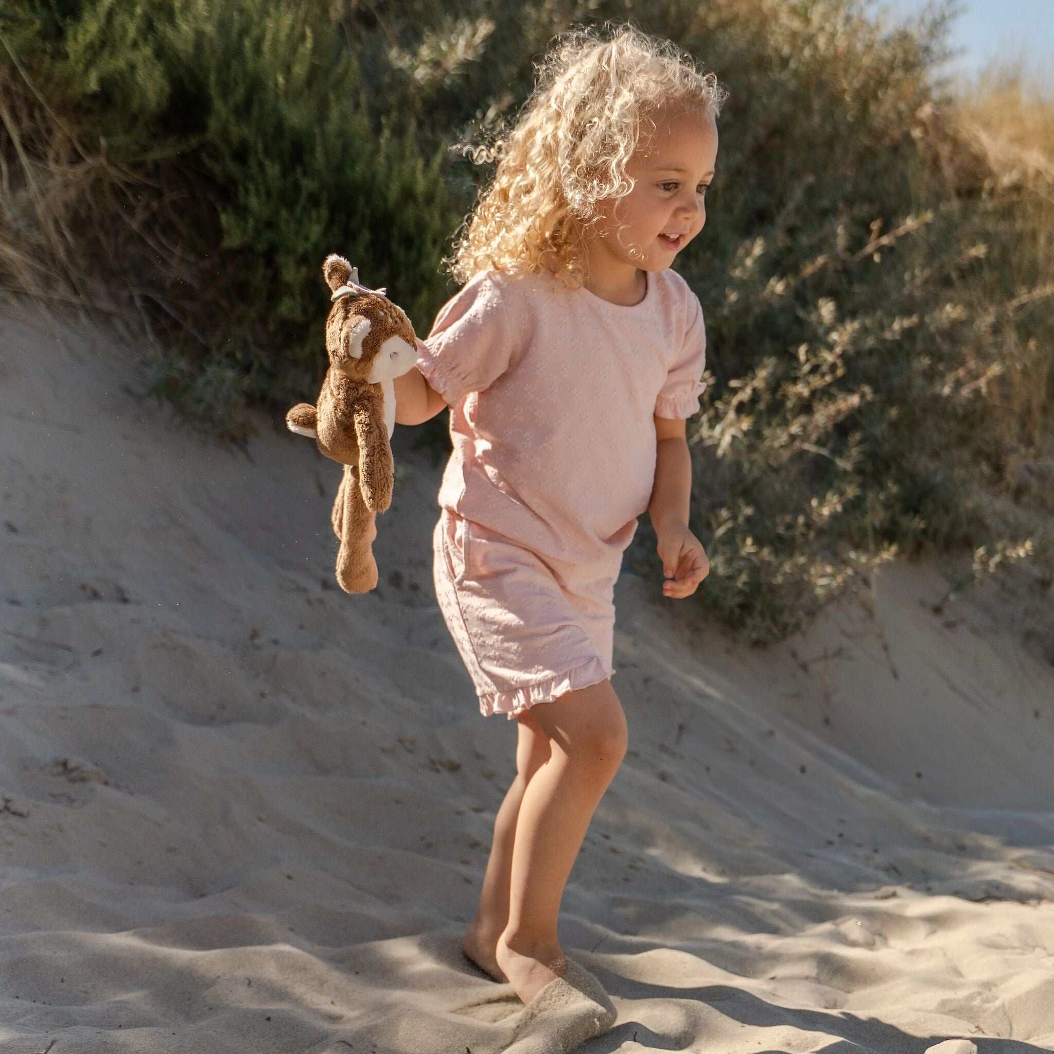 Short - Volants - Rose 