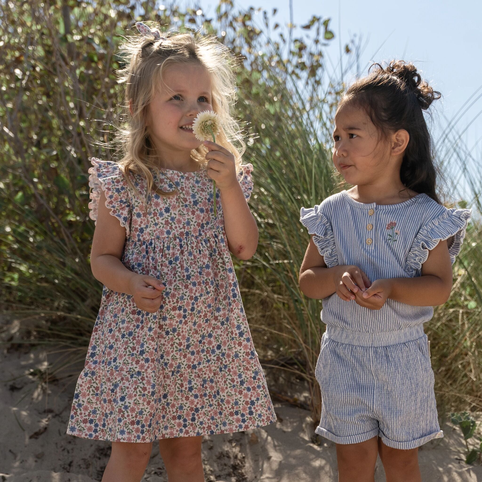 Latzhose - Blau - Denim Blue Stripe 