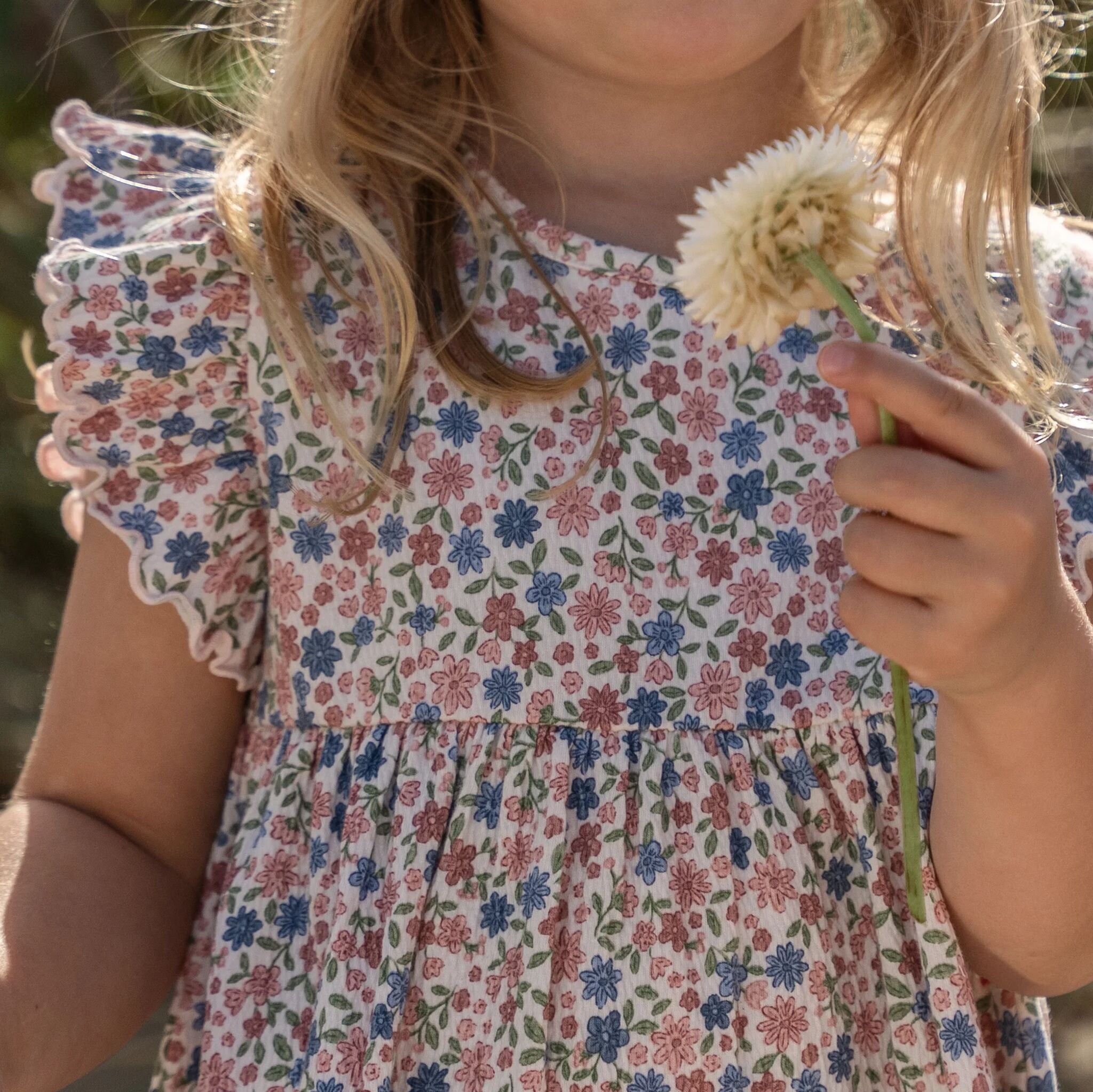 Kleid - Ärmellos - Wiesenblumen 