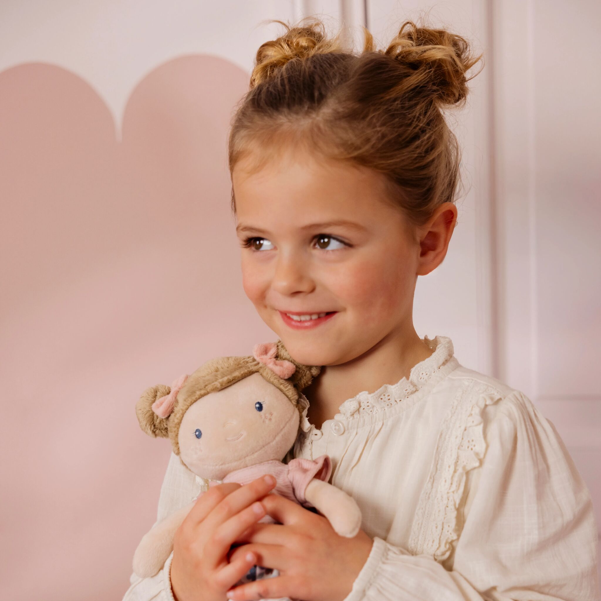 Knuffelpop Rosa - 35 cm