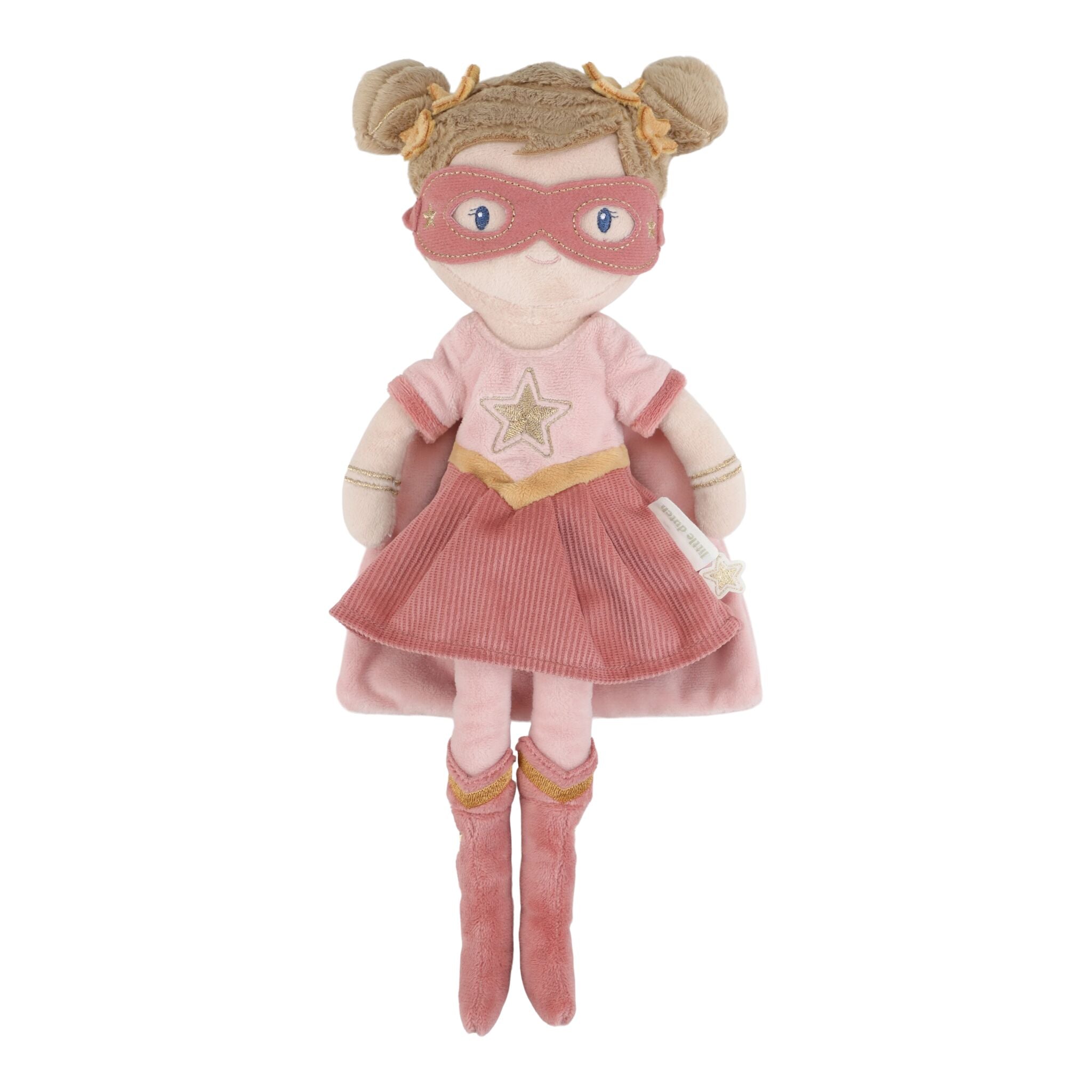 Knuffelpop Superheld Rosa - 35 cm