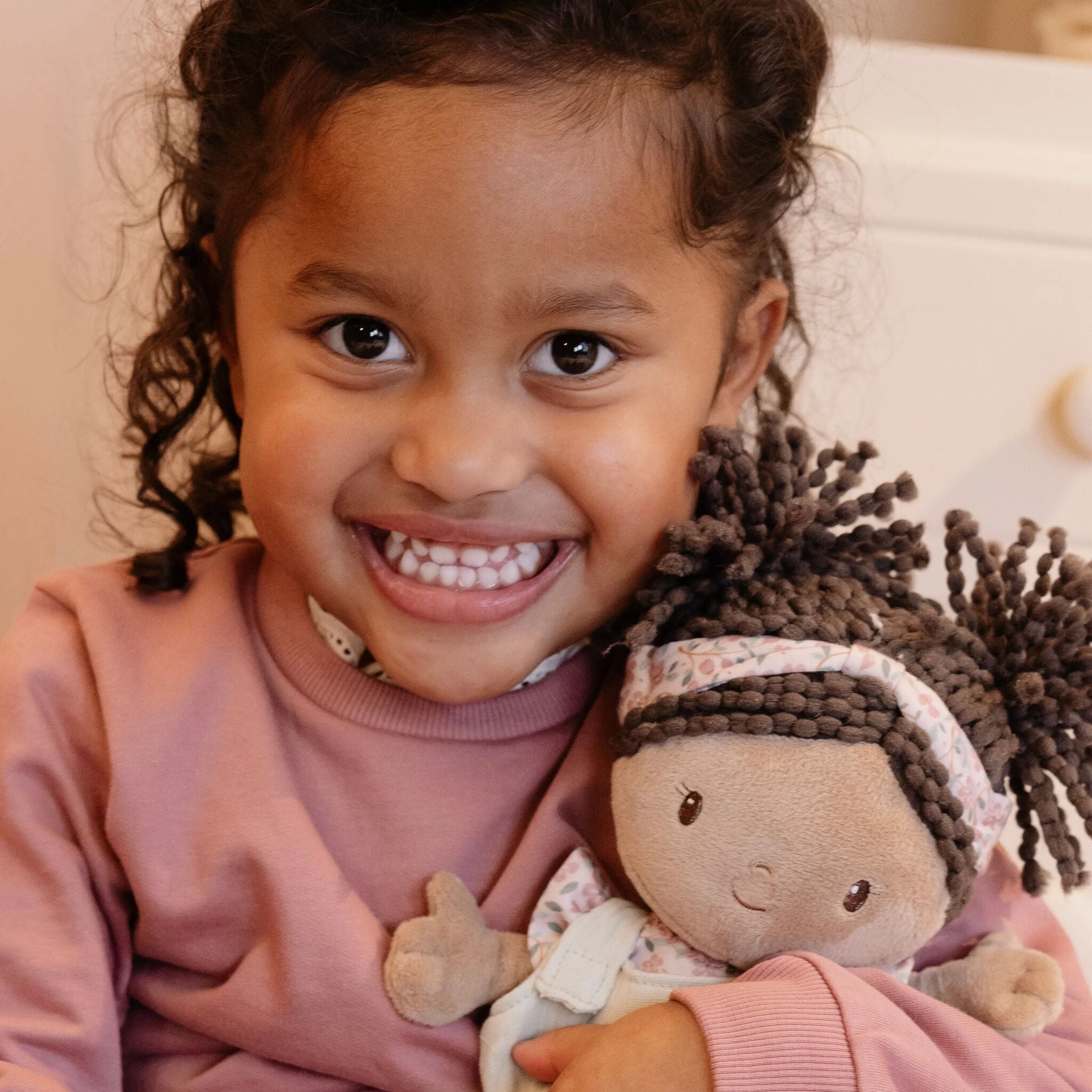 Knuffel babypop Evi - 30 cm