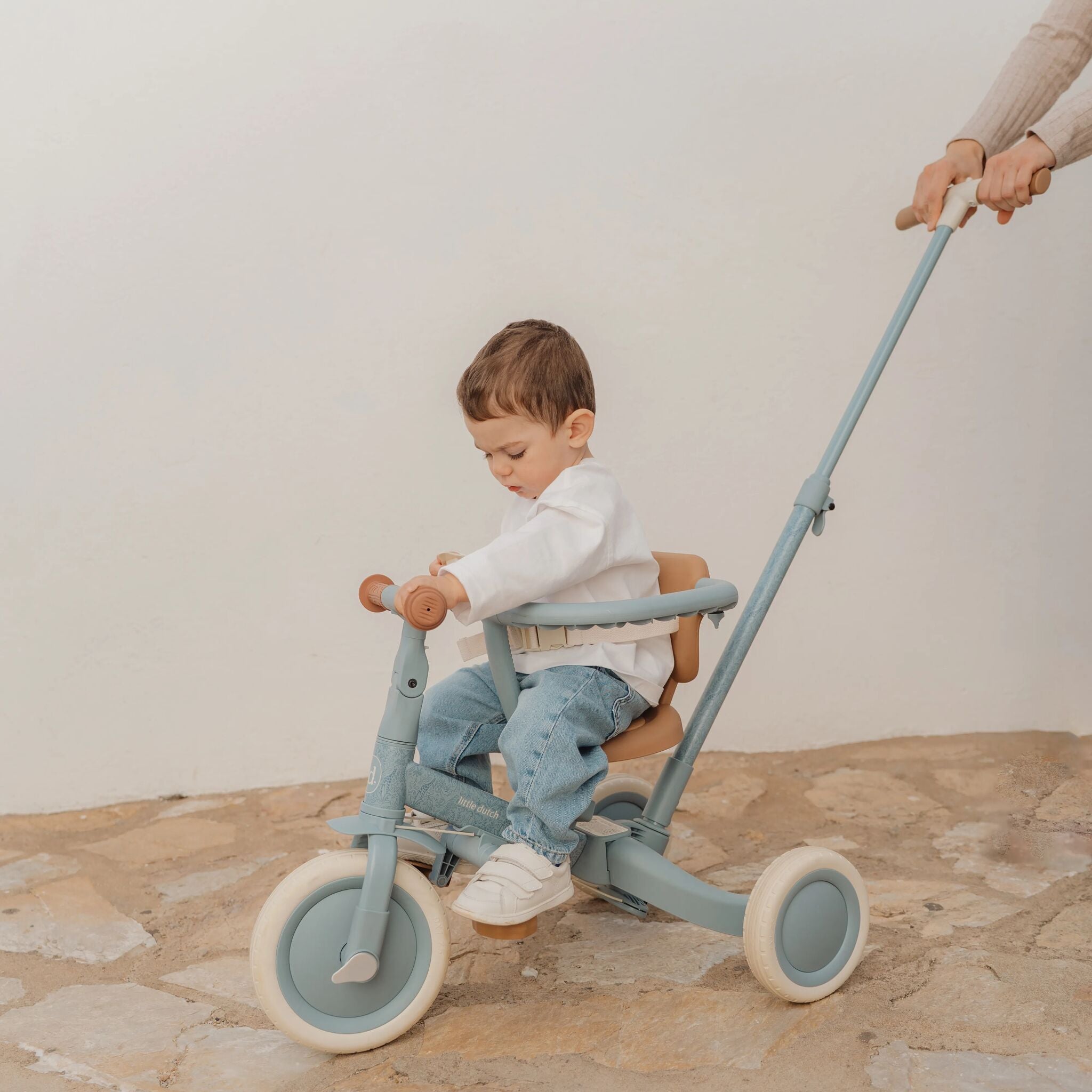 Drumm Draisienne Driewieler voor kinderfiets, 3-in-1 kinderdriewieler, 1-4 jaar, verstelbaar stuur, verstelbaar zadel, loophulp, cadeau (blauw (4 en 1 Drumm Draisienne Driewieler voor kinderfiets, 3-in-1 kinderdriewieler, 1-4 jaar, verstelbaar stuur, verstelbaar zadel, loophulp, cadeau (blauw (4 en 1
