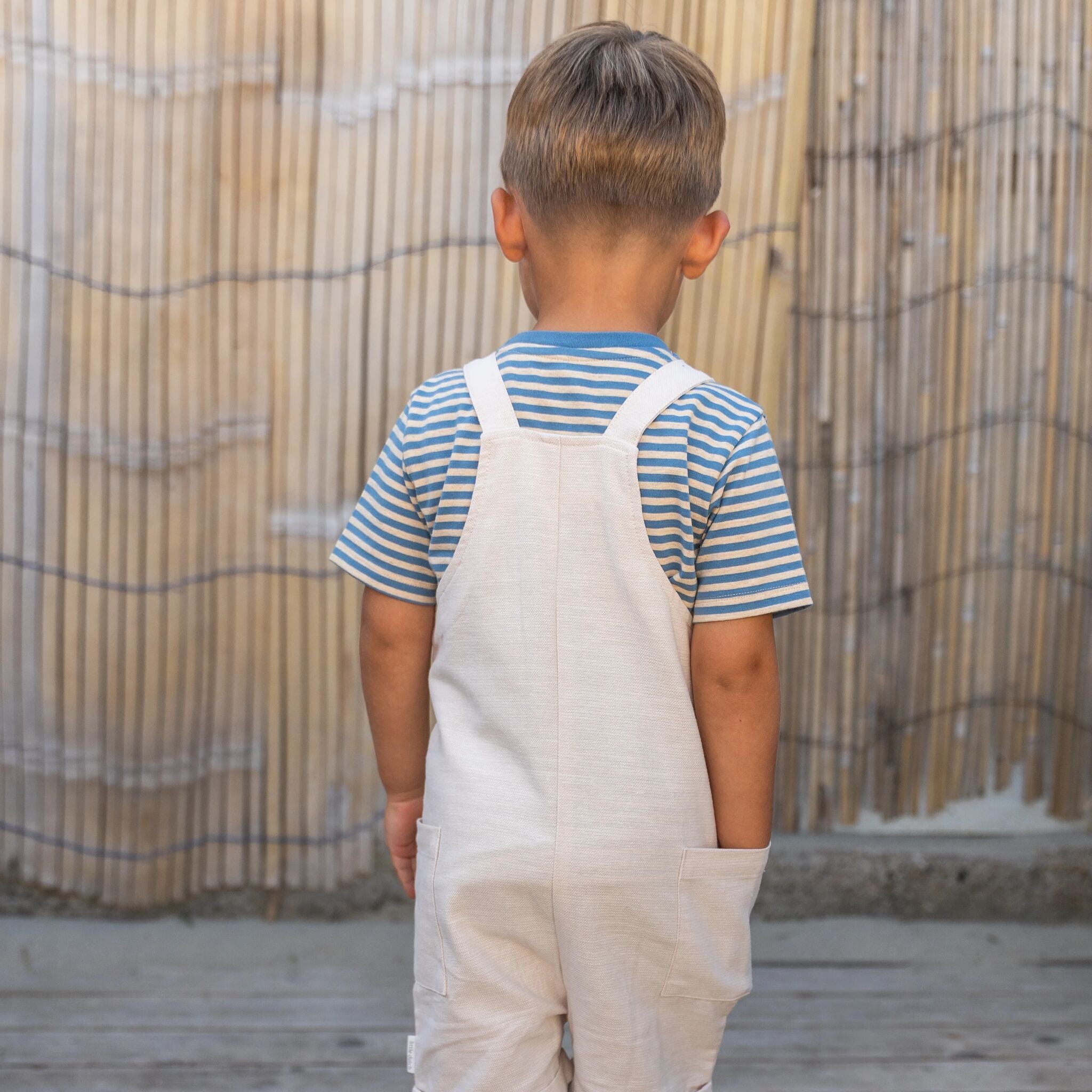 Shirt short sleeve - Blue - Indigo Sand Stripe 