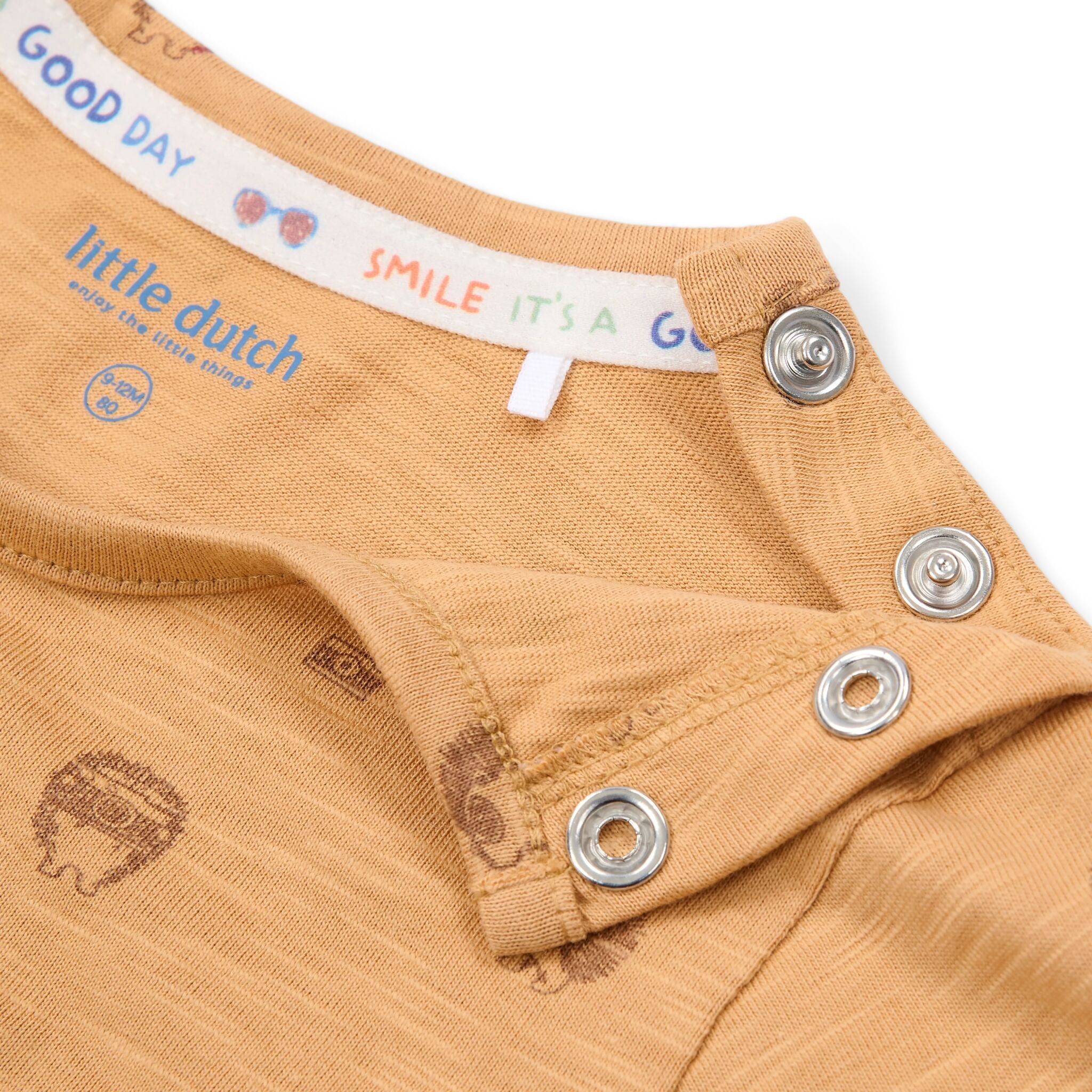 Shirt short sleeve - Brown 