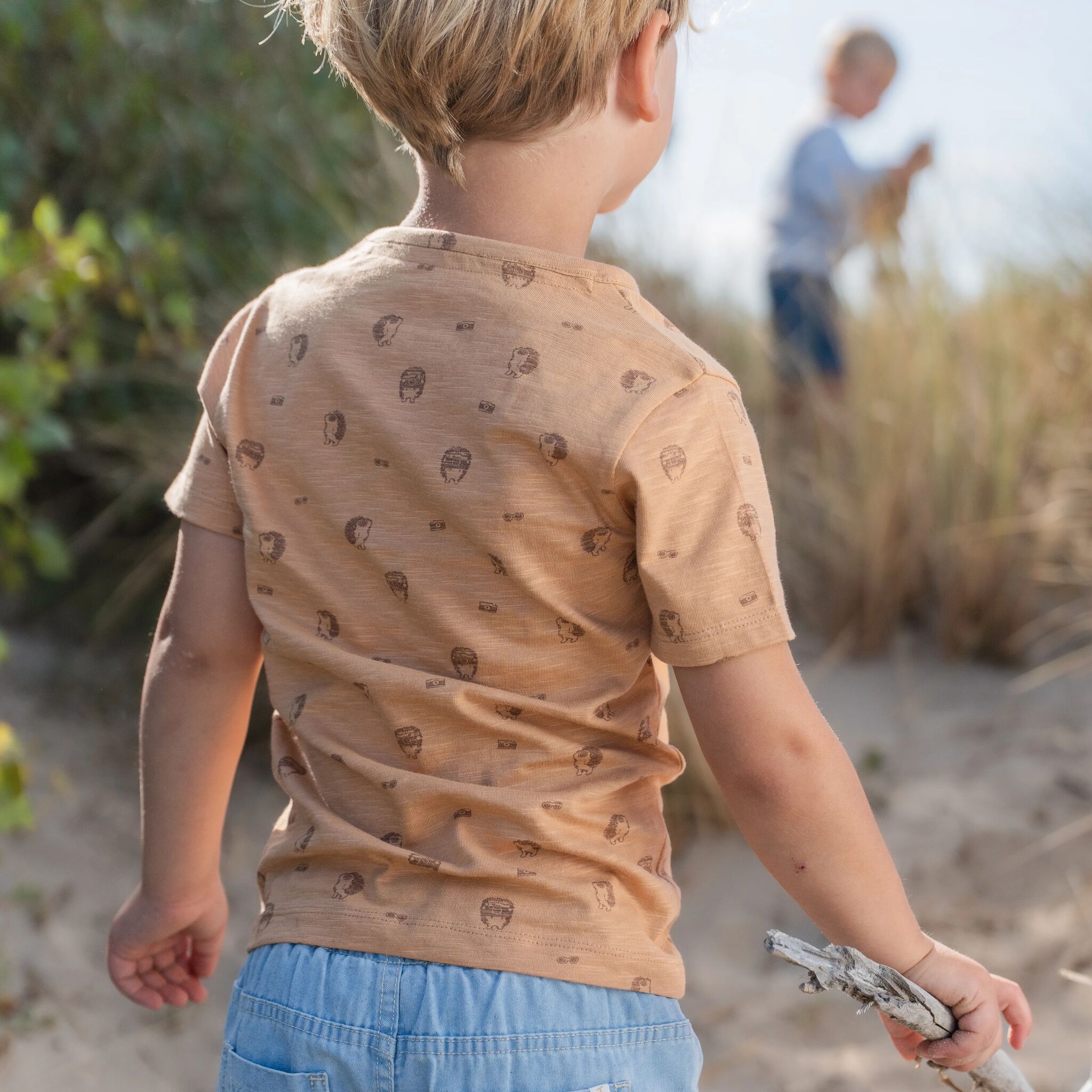 Shirt short sleeve - Brown 