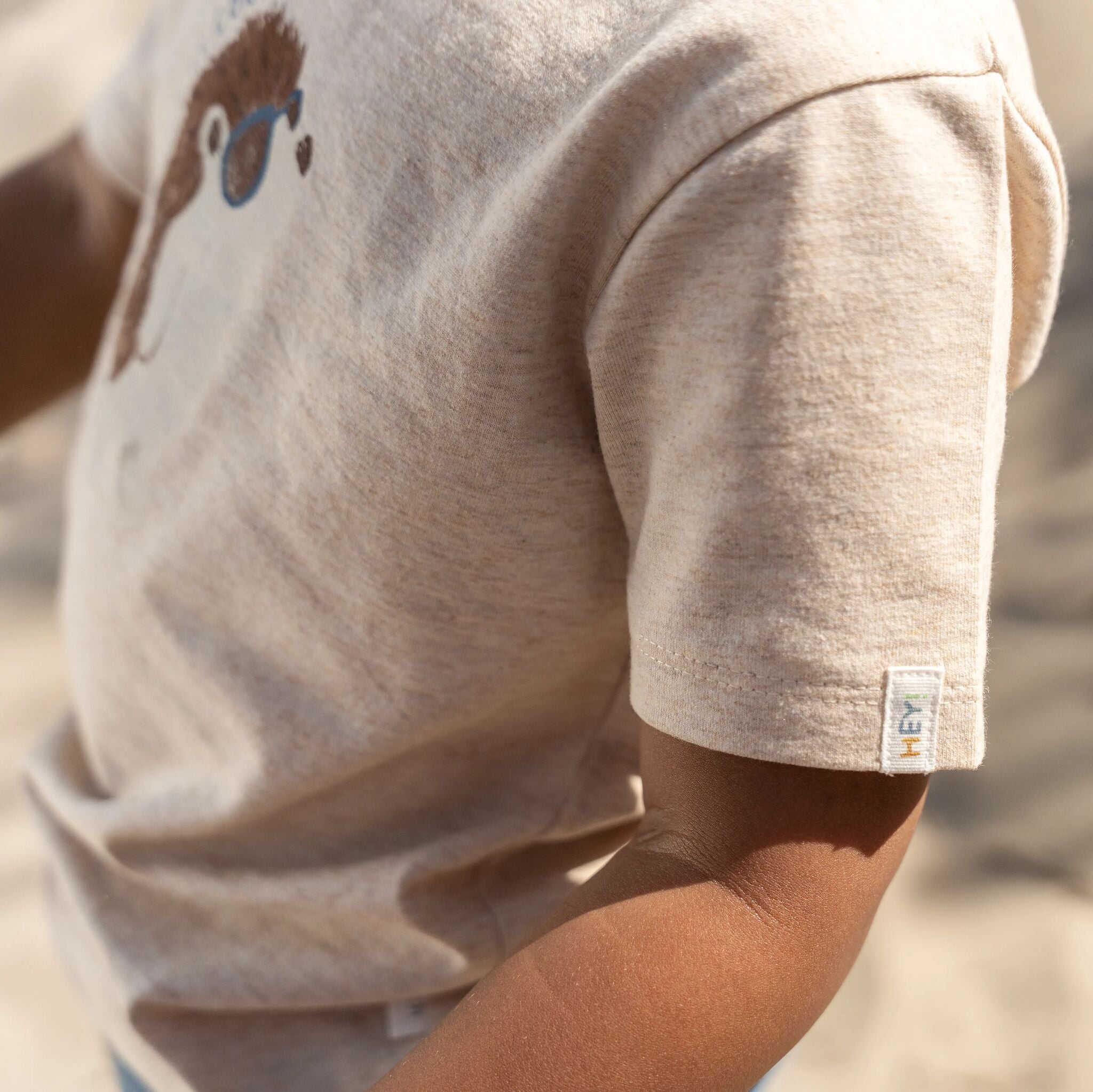 Shirt korte mouw - Zand - Egel