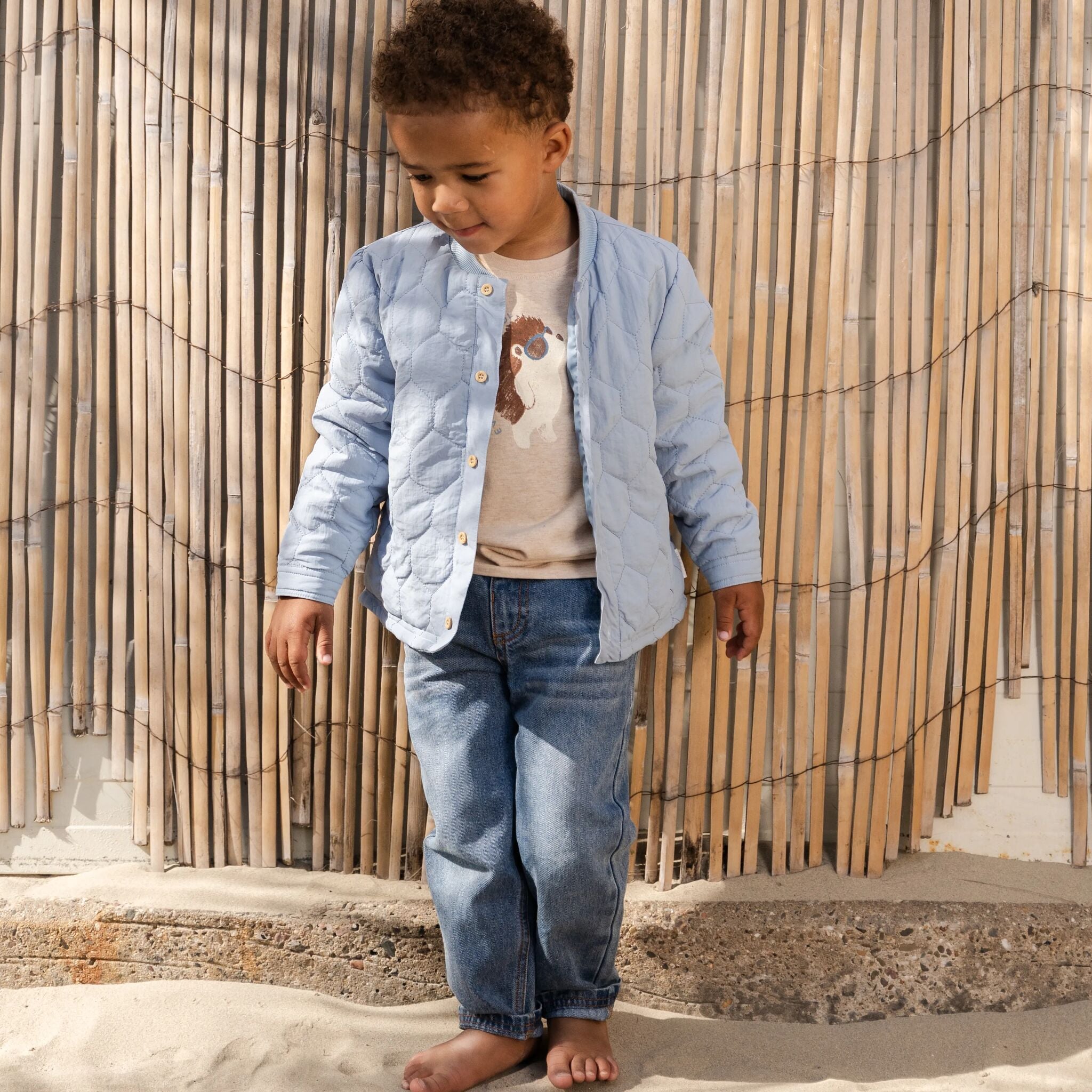 Shirt korte mouw - Zand - Egel