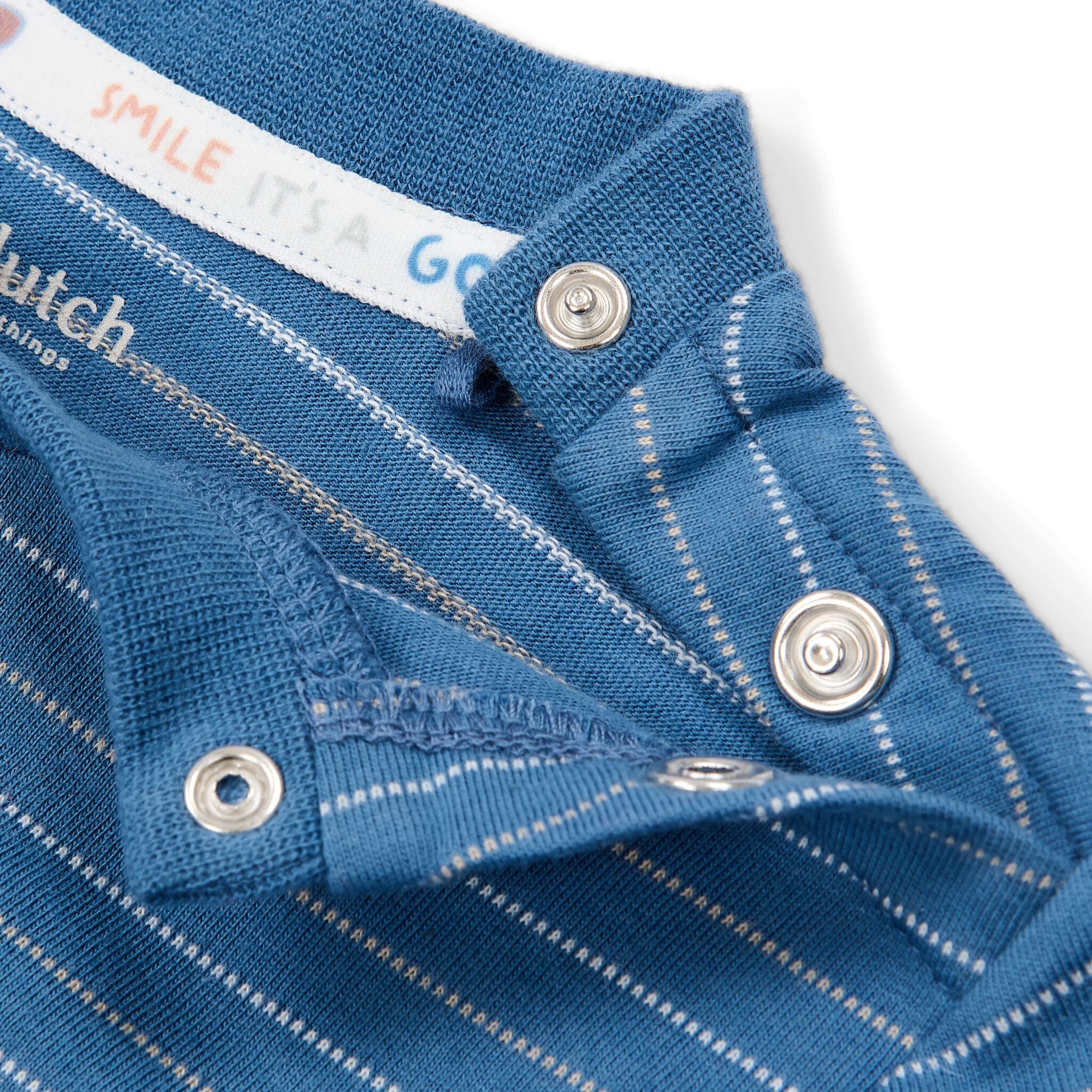 Hemd mit kurzen Ärmeln - Blau - Indigo Streifen 