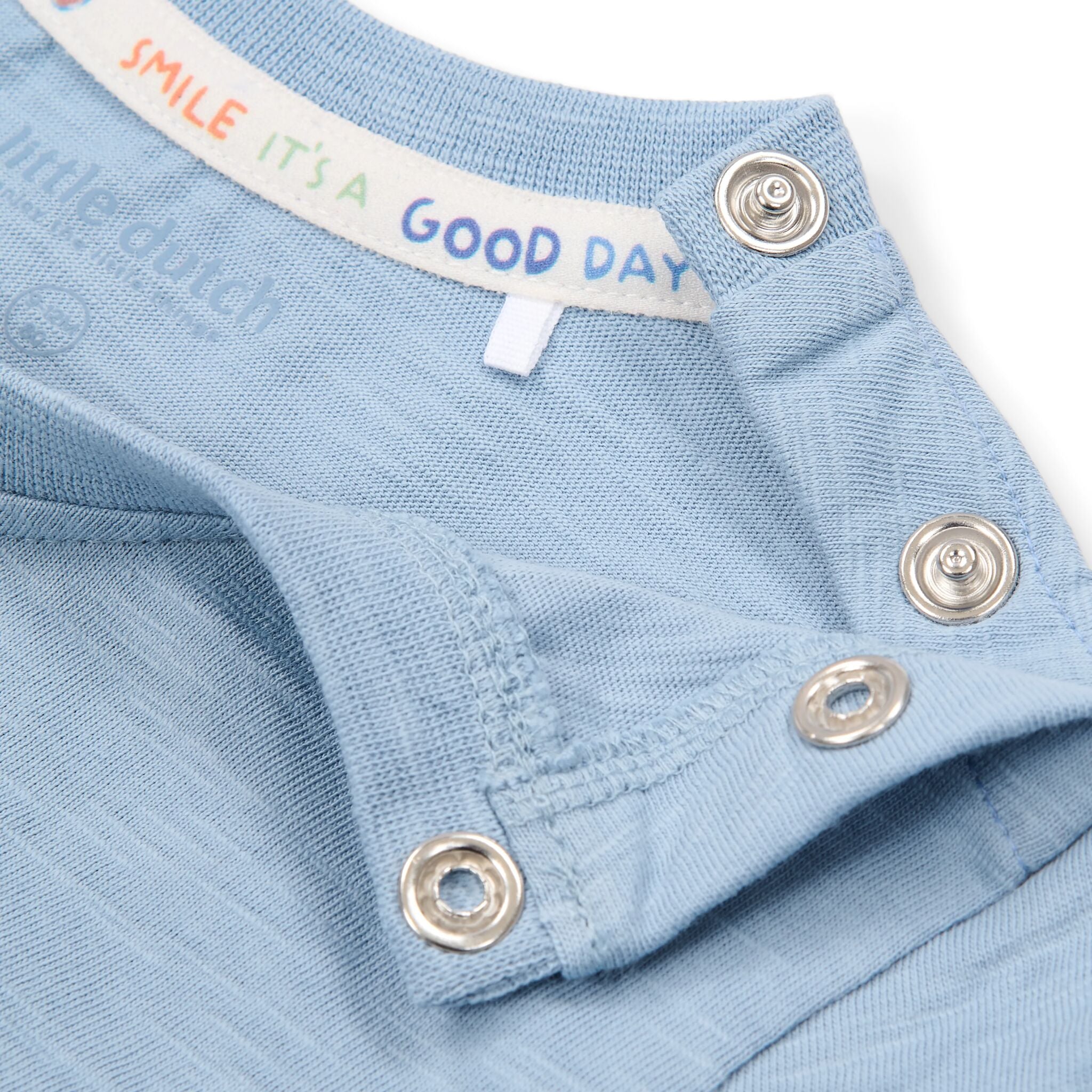 Hemd mit kurzen Ärmeln und Print - Blau 