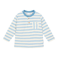 Shirt long sleeve - Blue - Steel Blue Stripe 