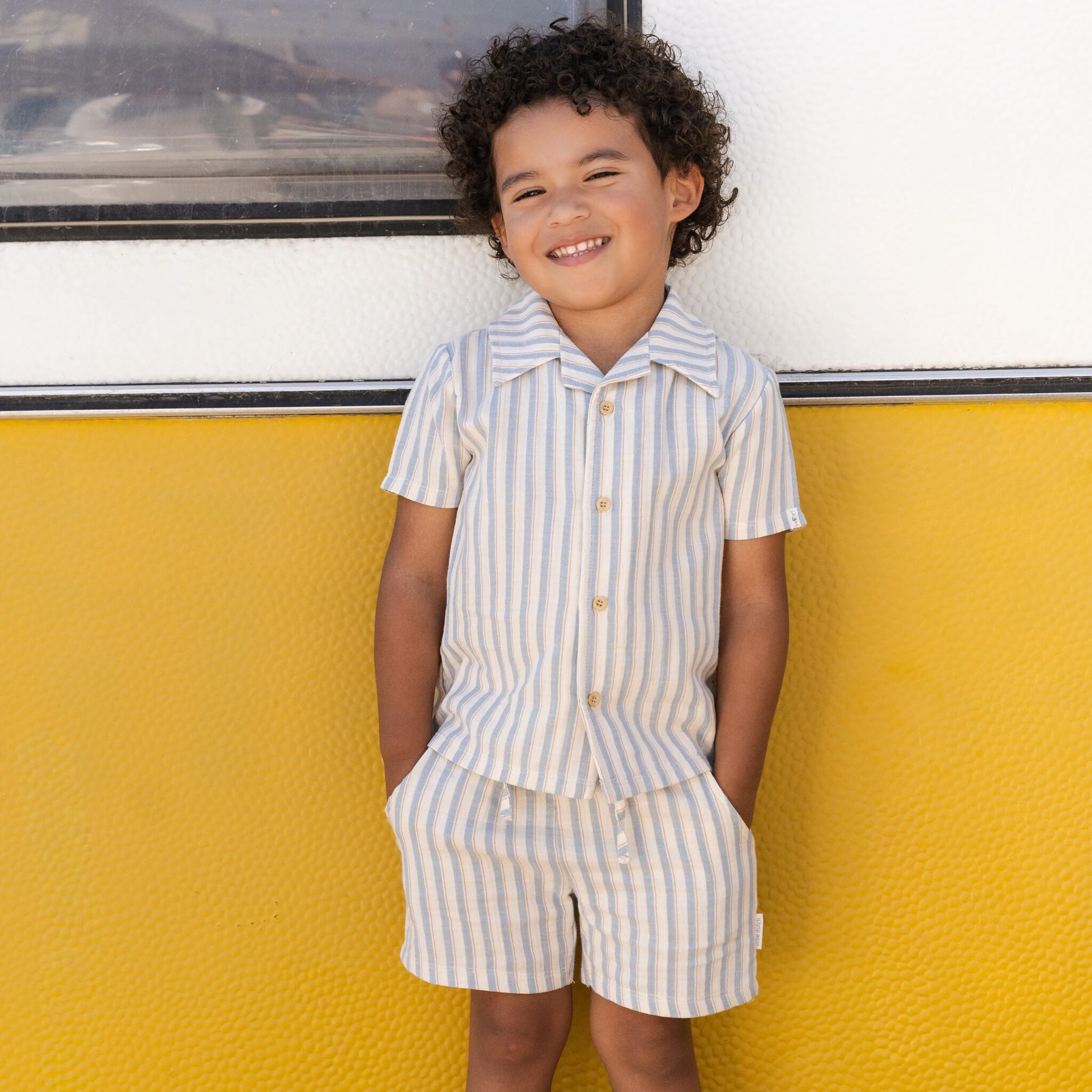 Blouse - Korte mouw - Multi Stripe