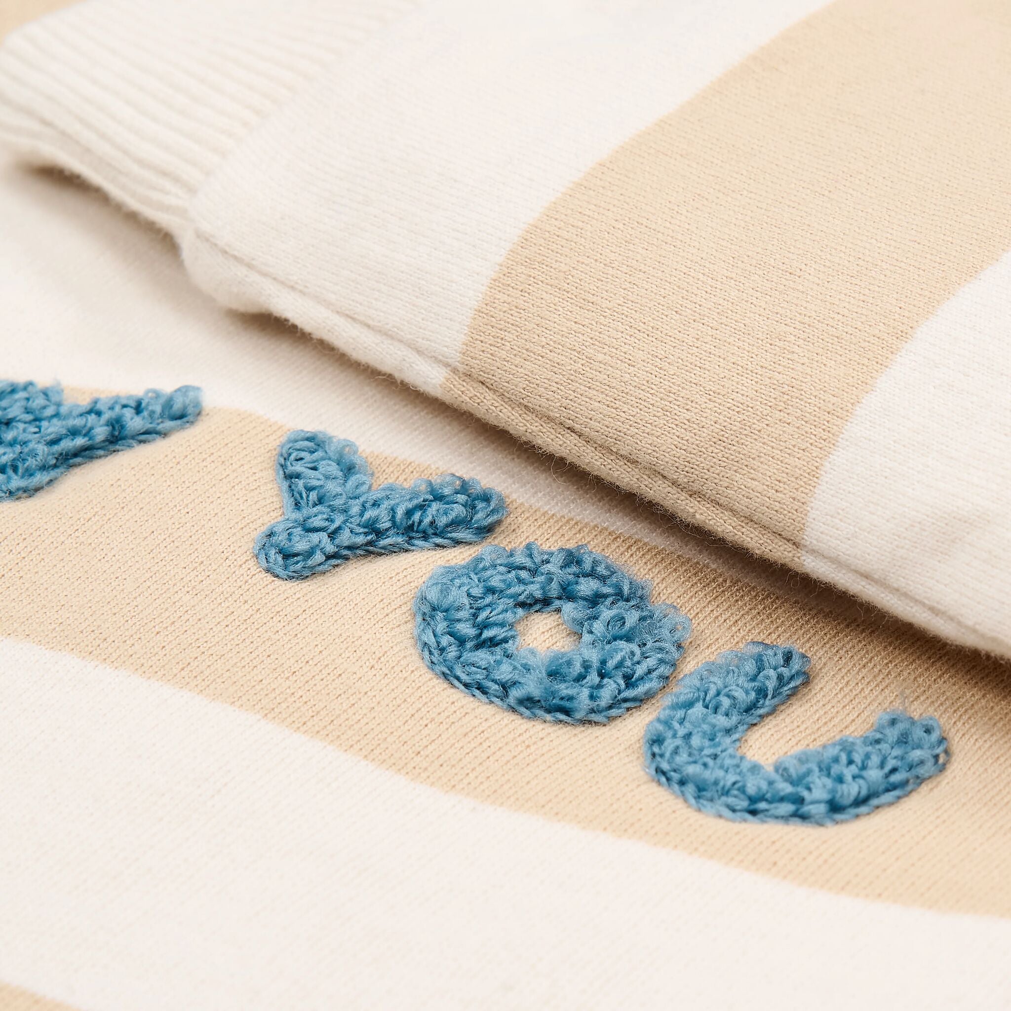 Sweater - Sand - Biscuit Stripe 