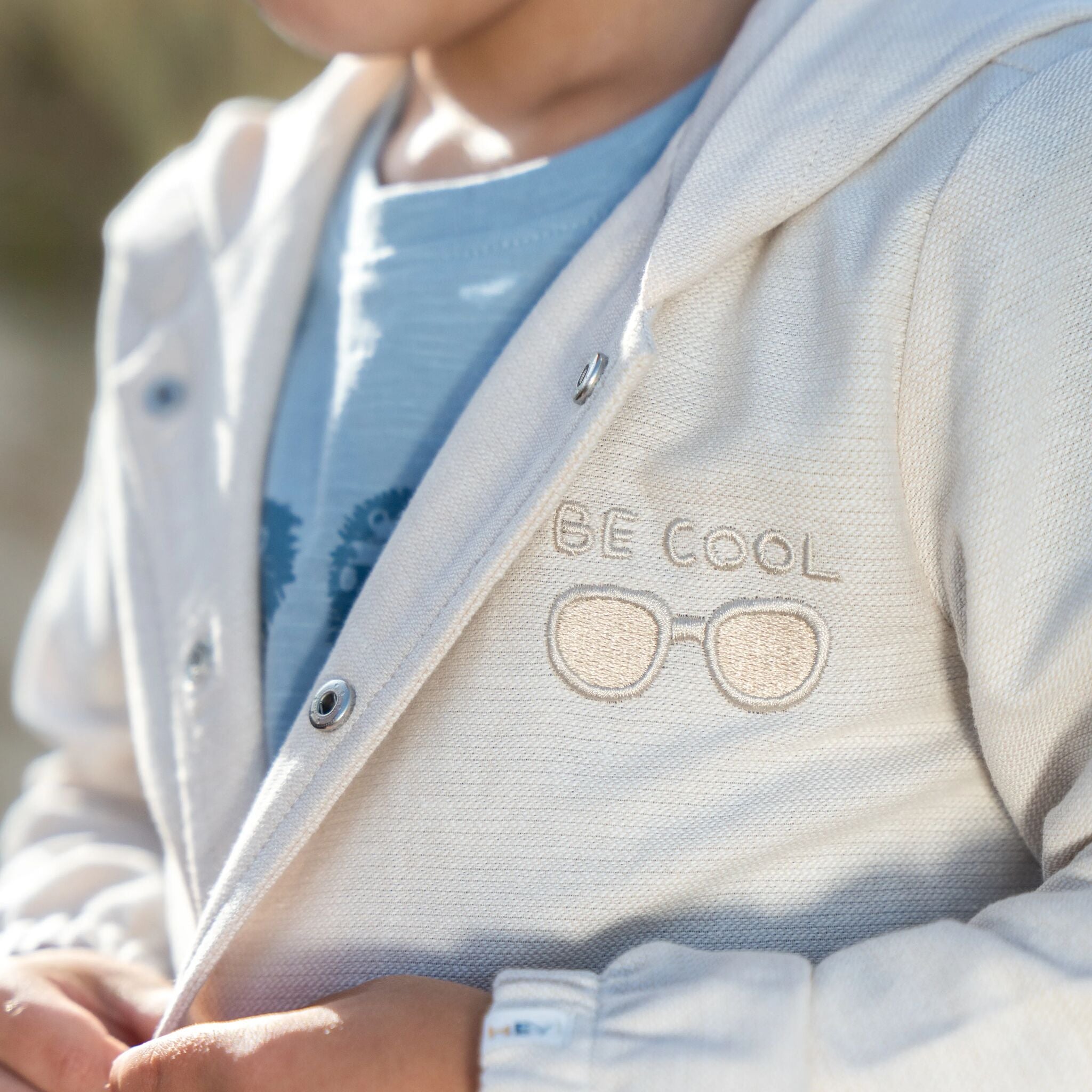 Vest met capuchon - Zand