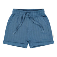 Shorts linen - Blue 