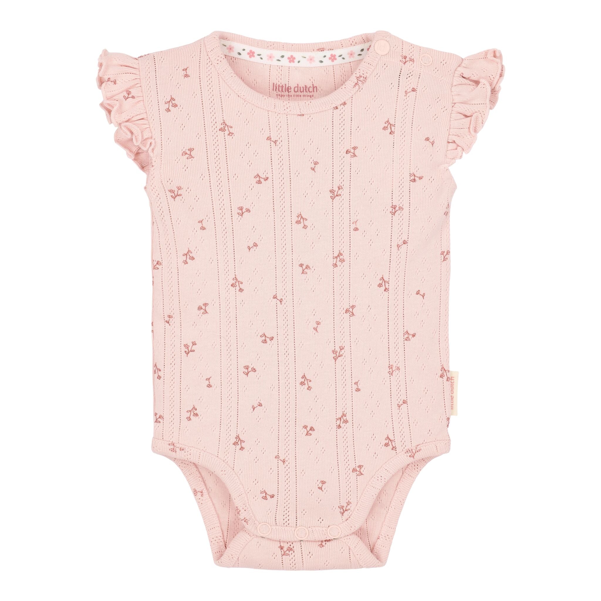 Ärmelloser Strampler - Rosa - Feenblumen 
