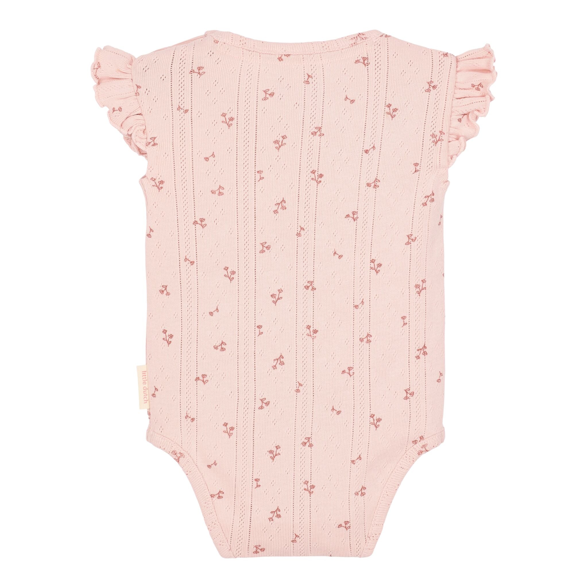 Ärmelloser Strampler - Rosa - Feenblumen 