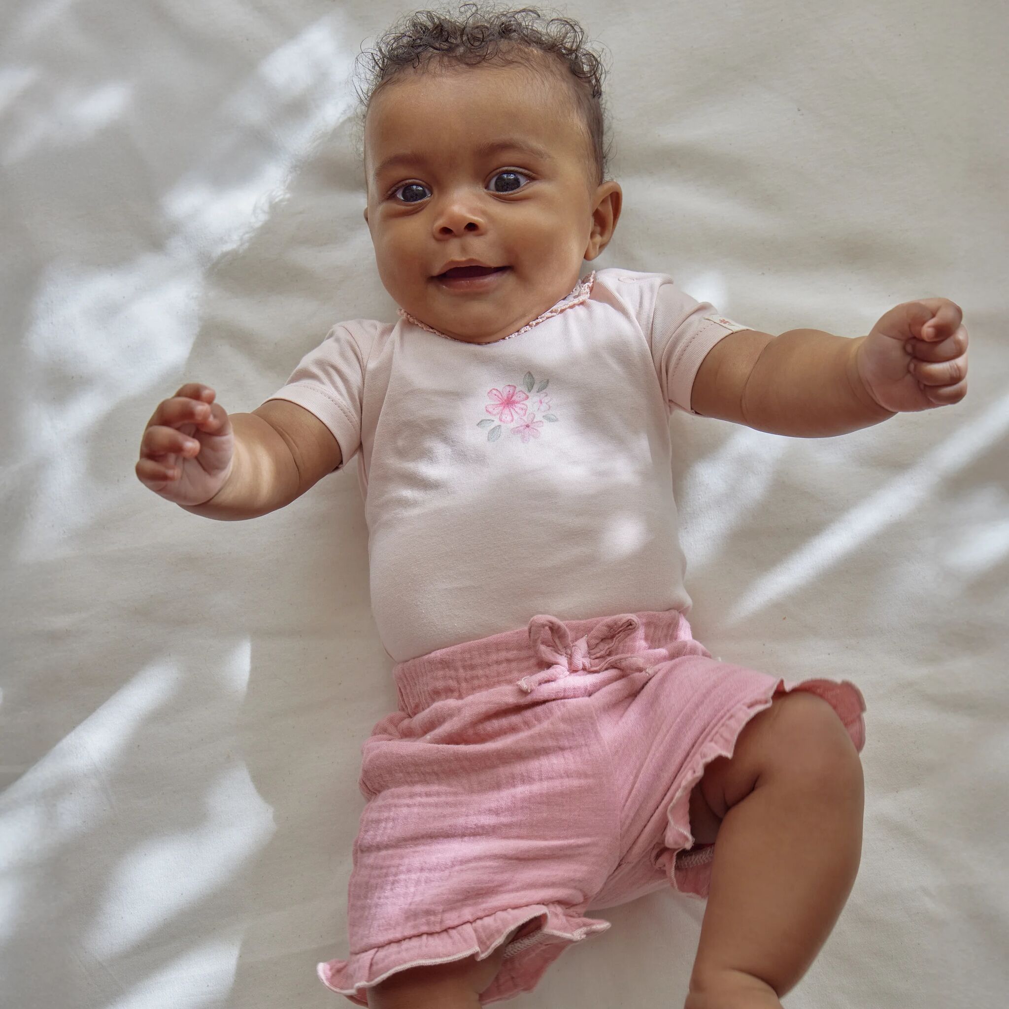 Romper korte mouw - Roze