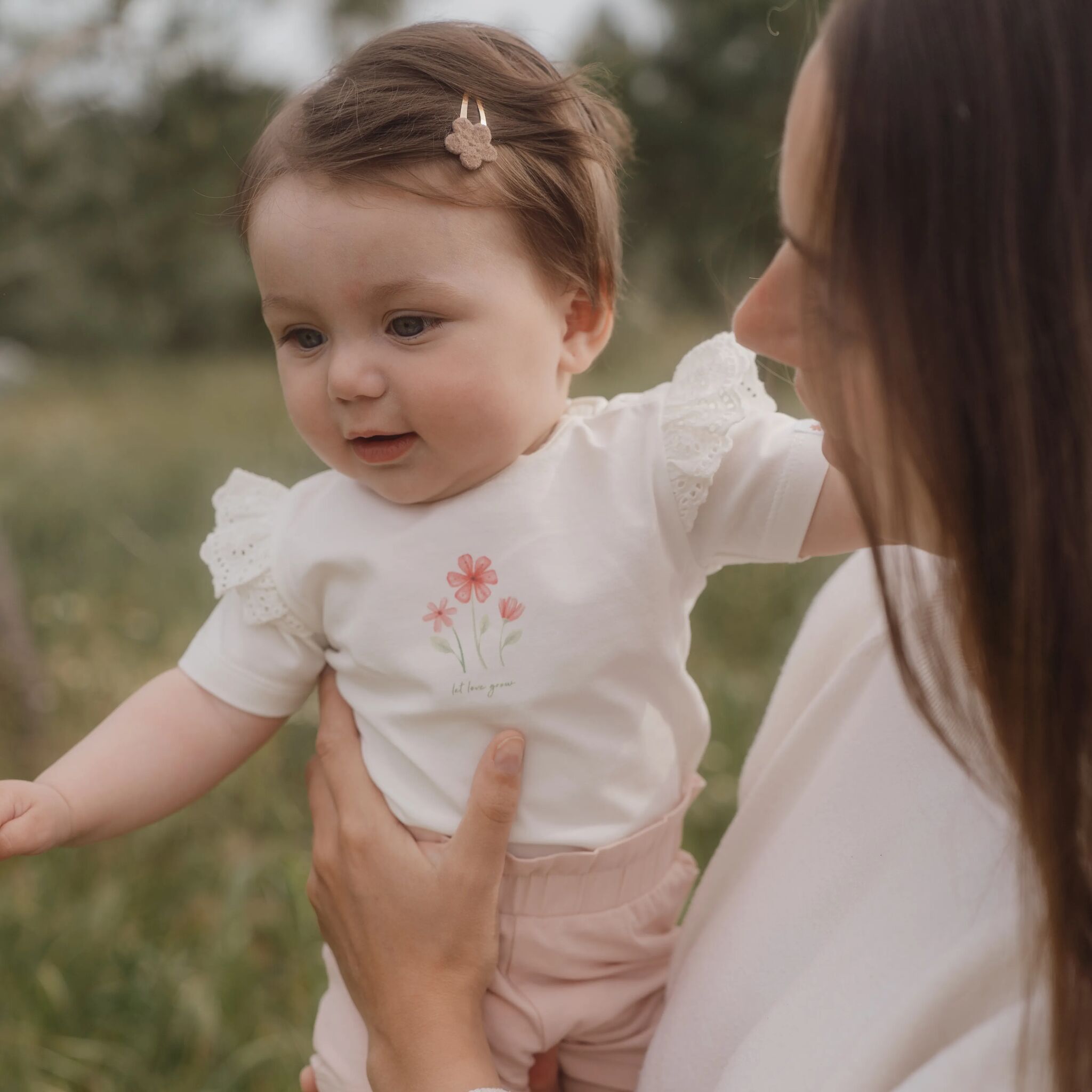 Hemd mit kurzen Ärmeln - Weiß - Blumen 