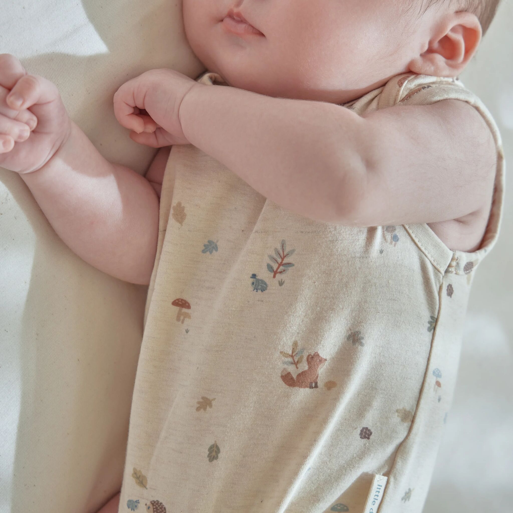 Ärmelloser Strampler - Sand 