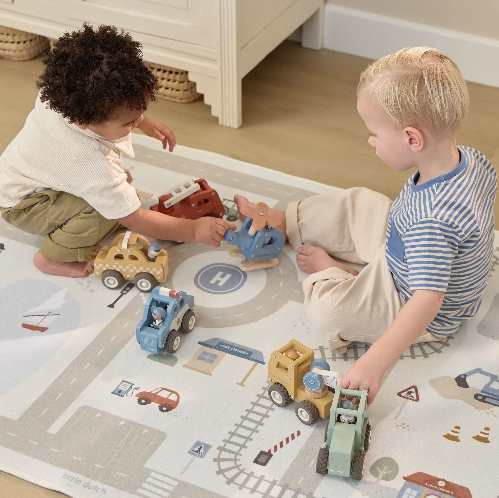 Play mat cars - Beige 