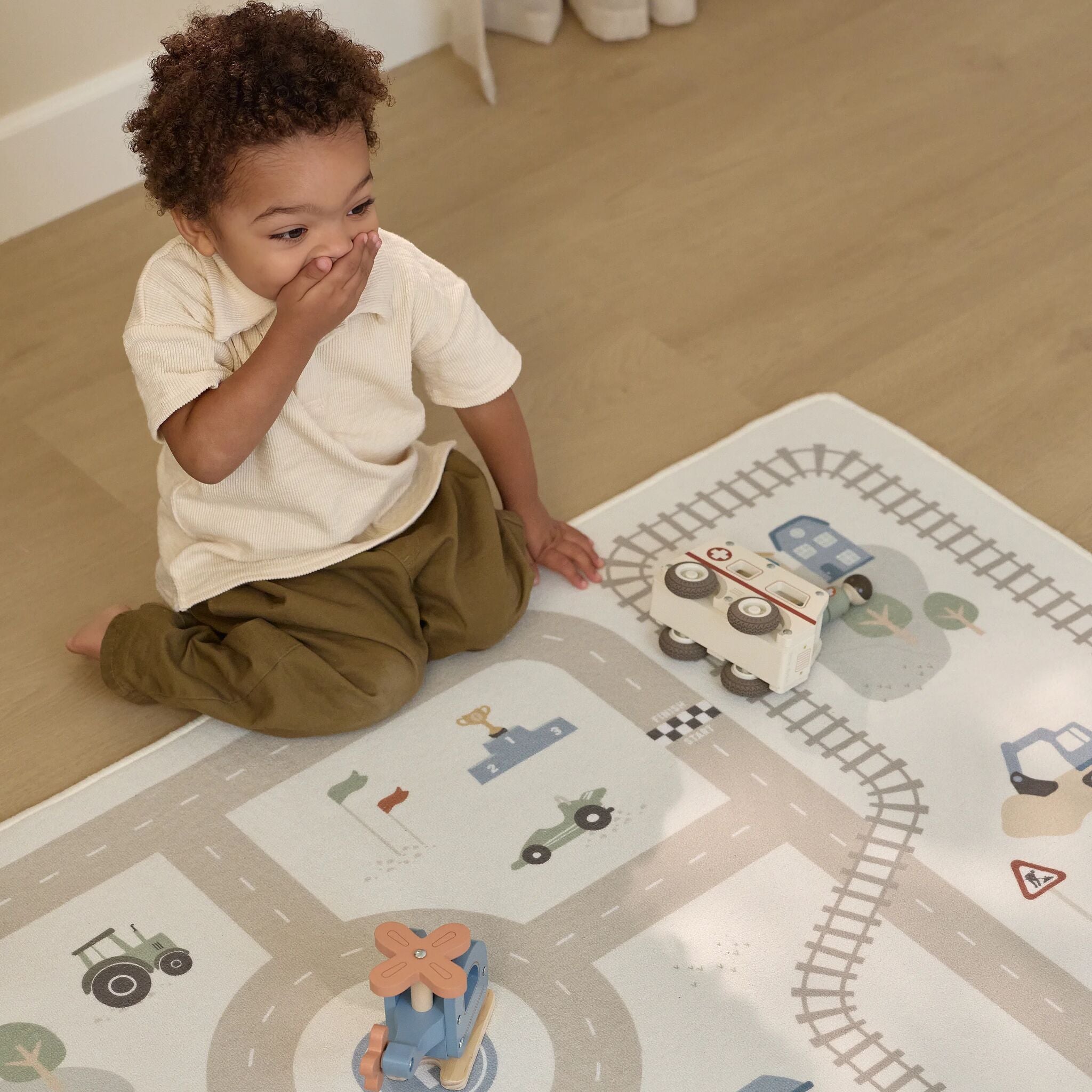 Play mat cars - Beige 