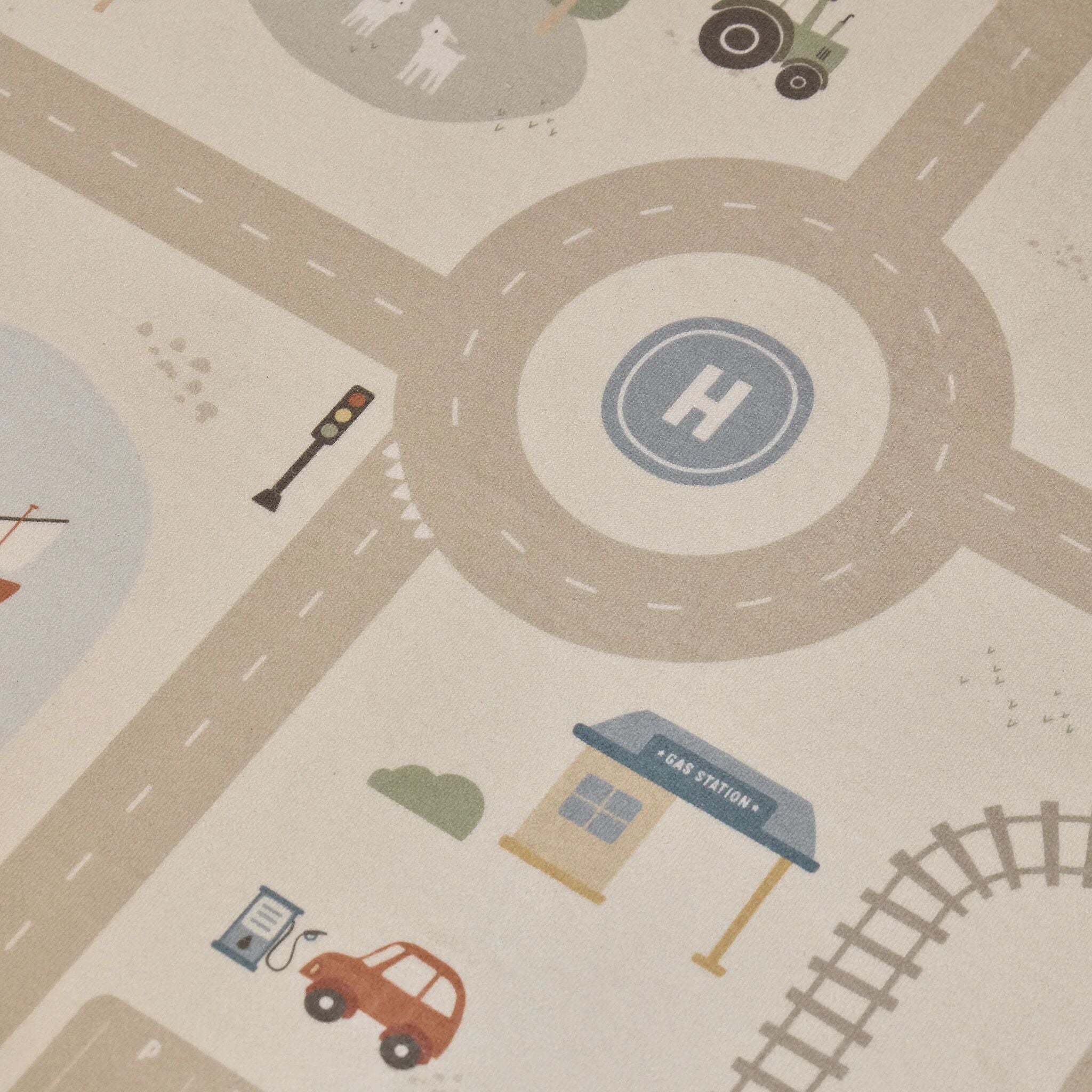 Play mat cars - Beige 