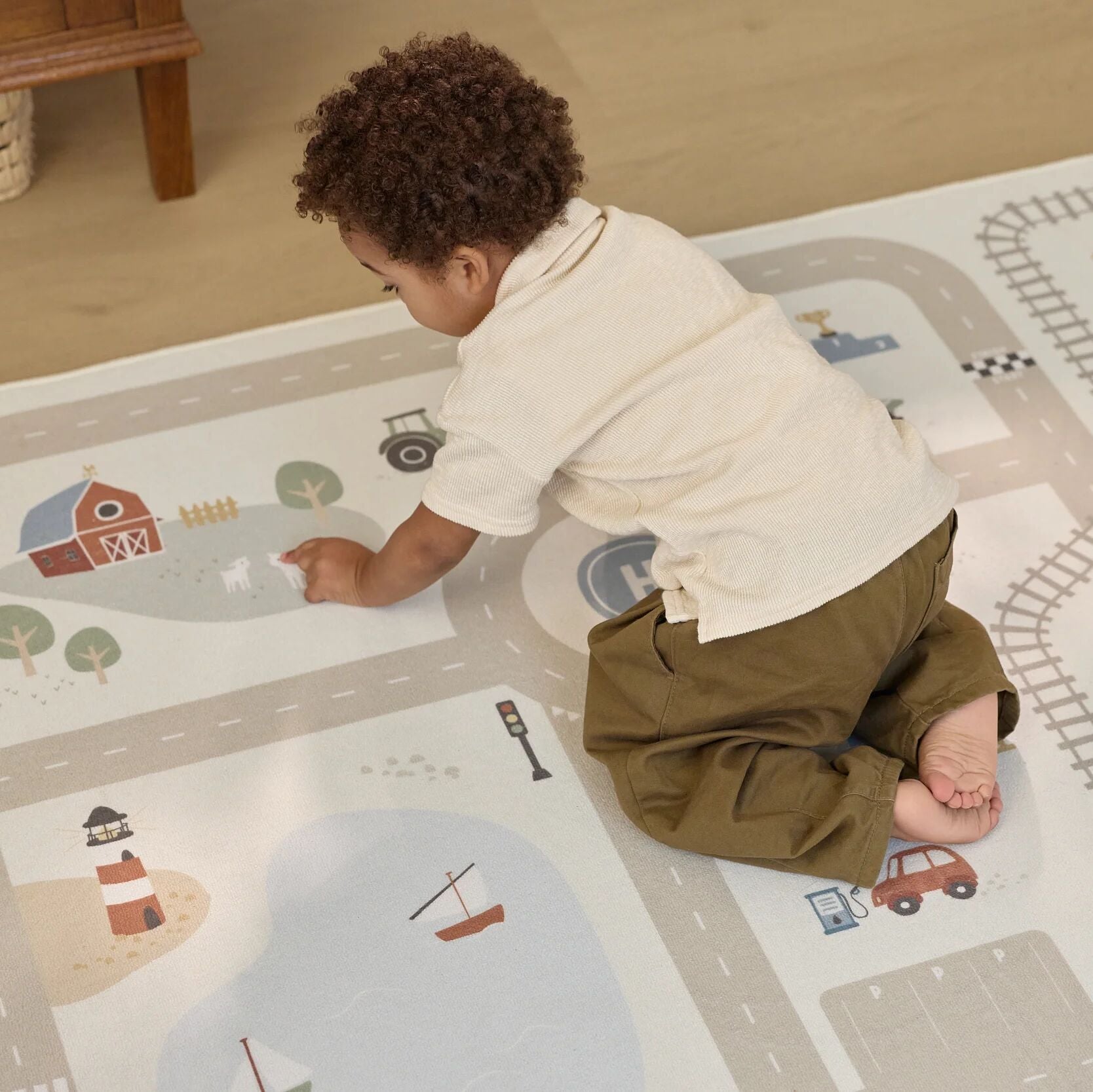 Play mat cars - Beige 