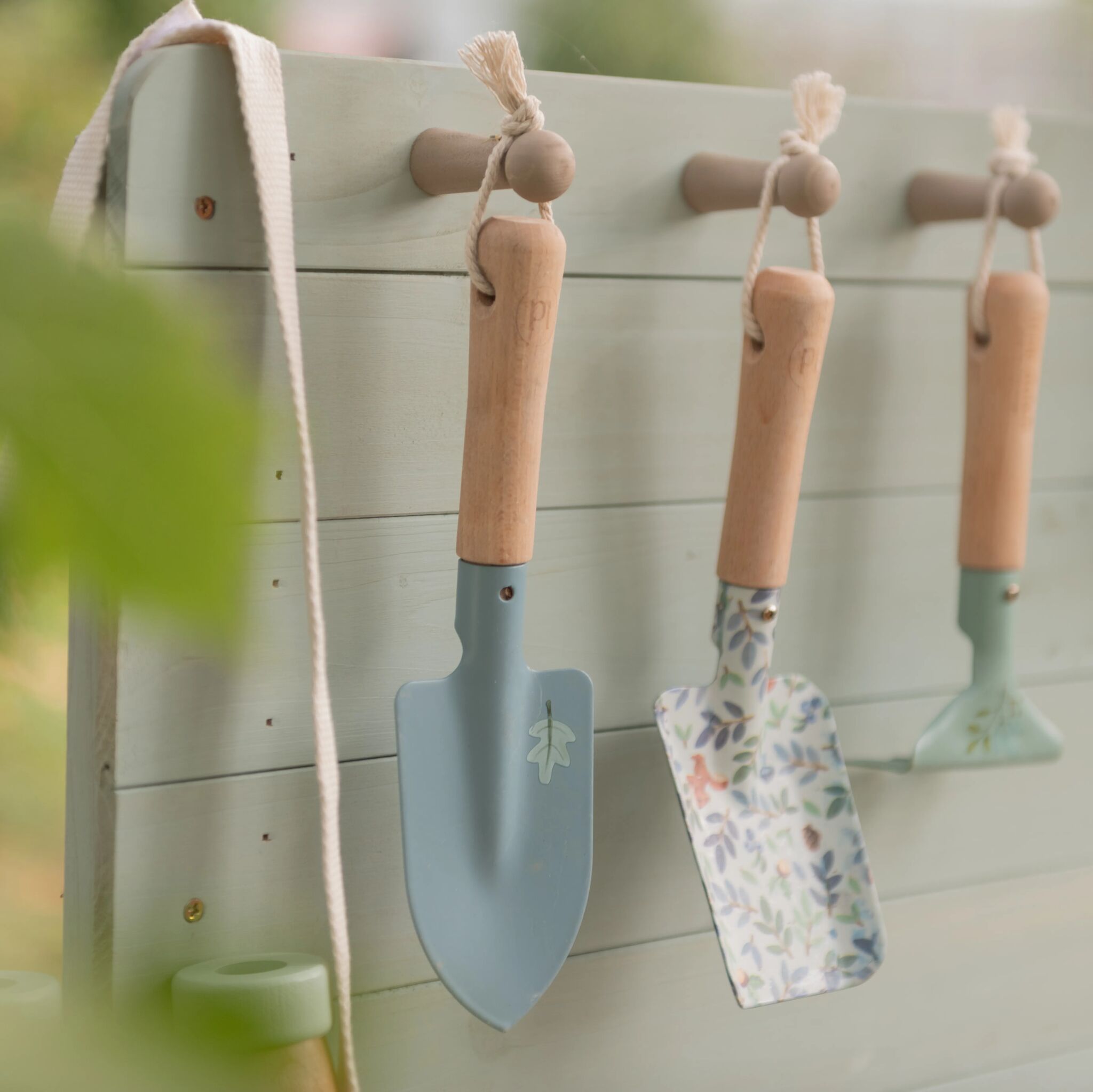 Holzküche im Freien - Grün 