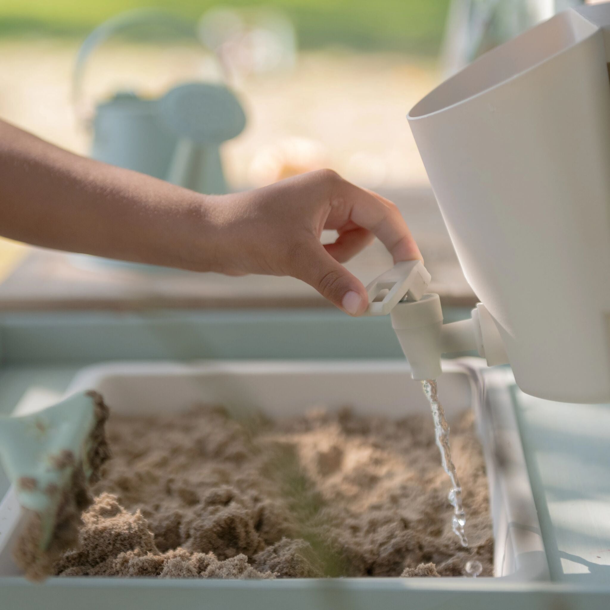 Holzküche im Freien - Grün 