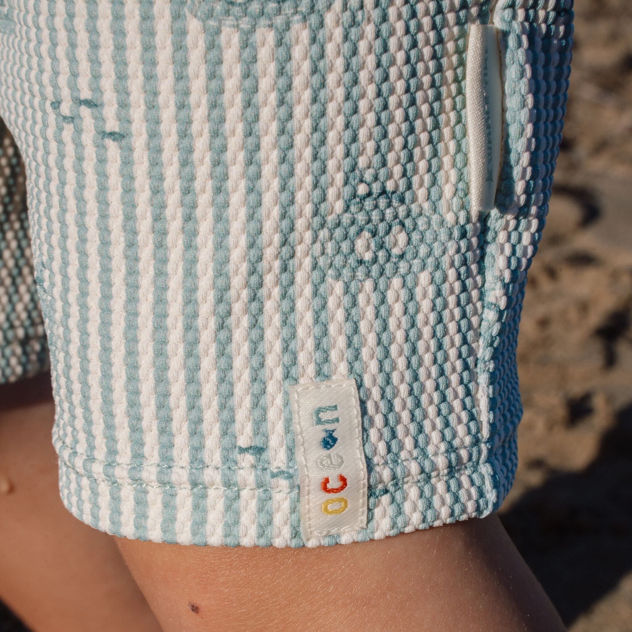 Swimsuit long sleeve - UPF 40 - Green - Ocean Adventure 