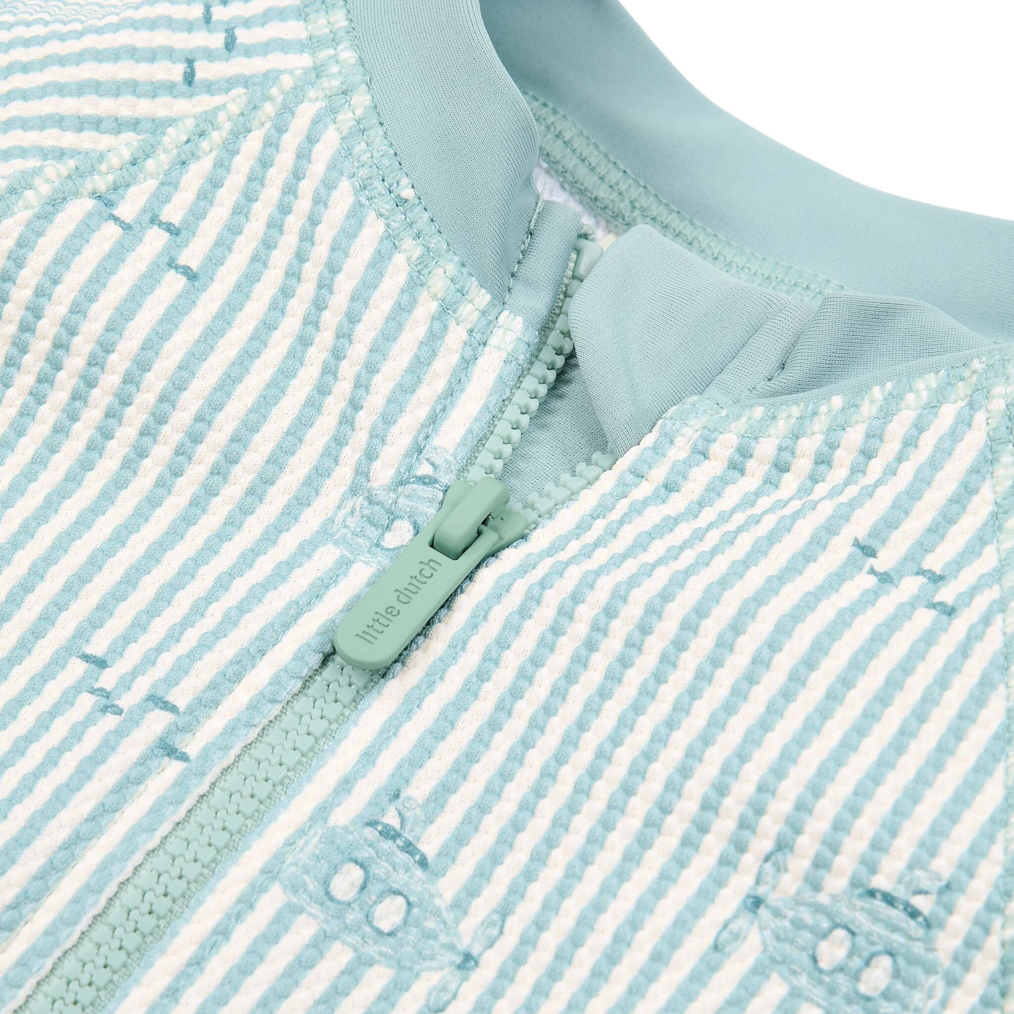 Swimsuit long sleeve - UPF 40 - Green - Ocean Adventure 