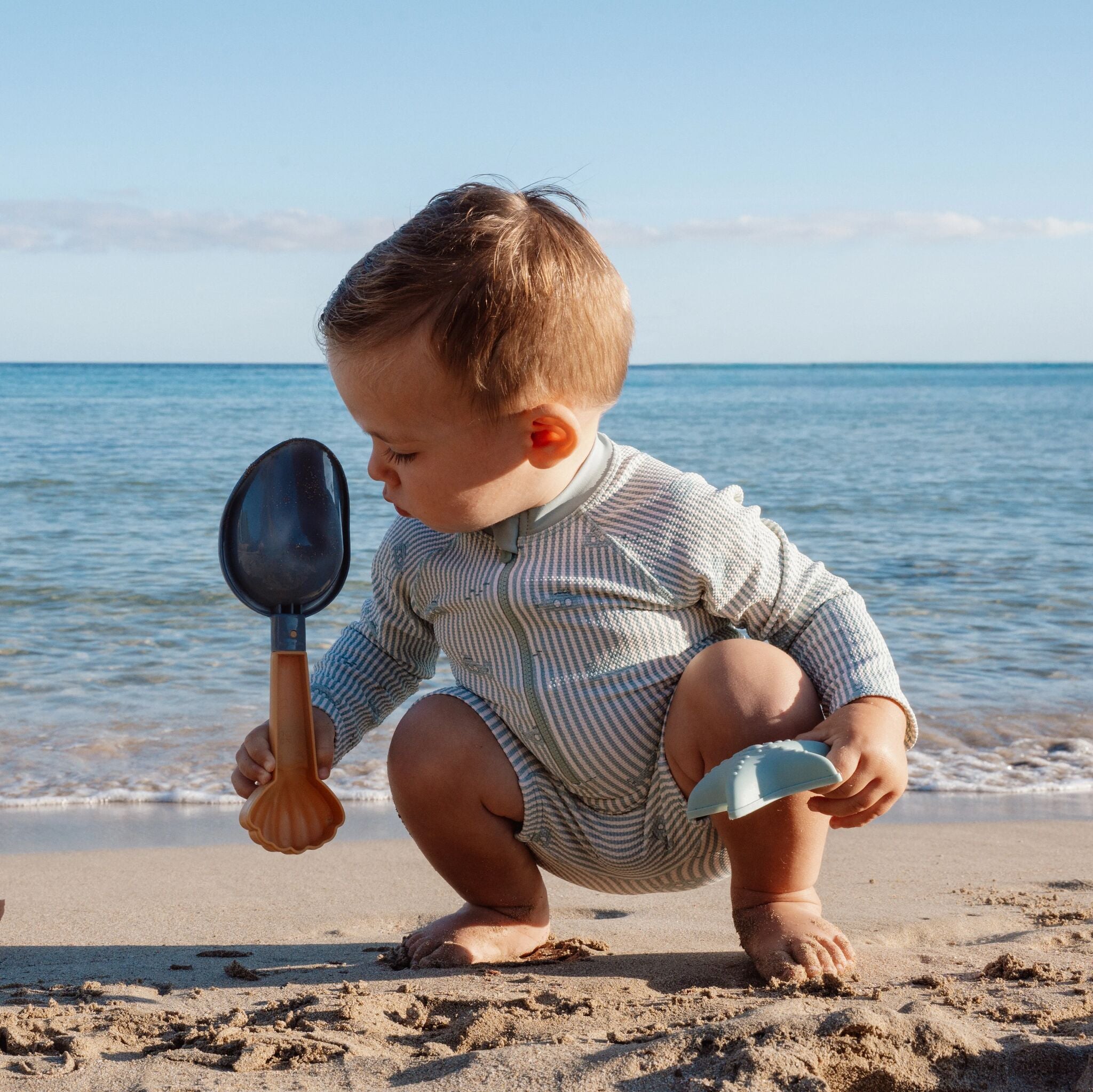 Swimsuit long sleeve - UPF 40 - Green - Ocean Adventure 