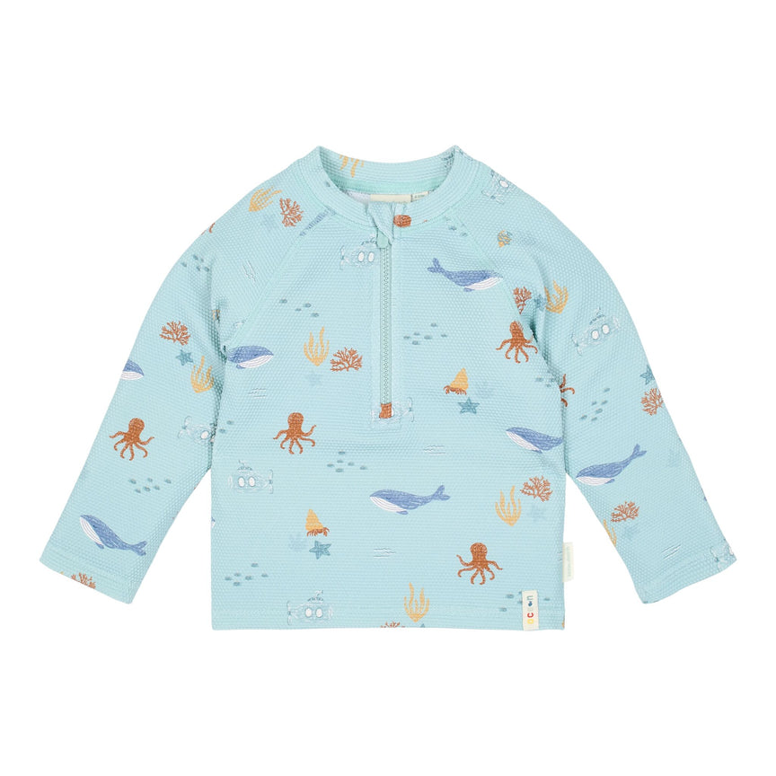 Zwemshirt lange mouw - UPF 40 - Groen - Ocean Friends