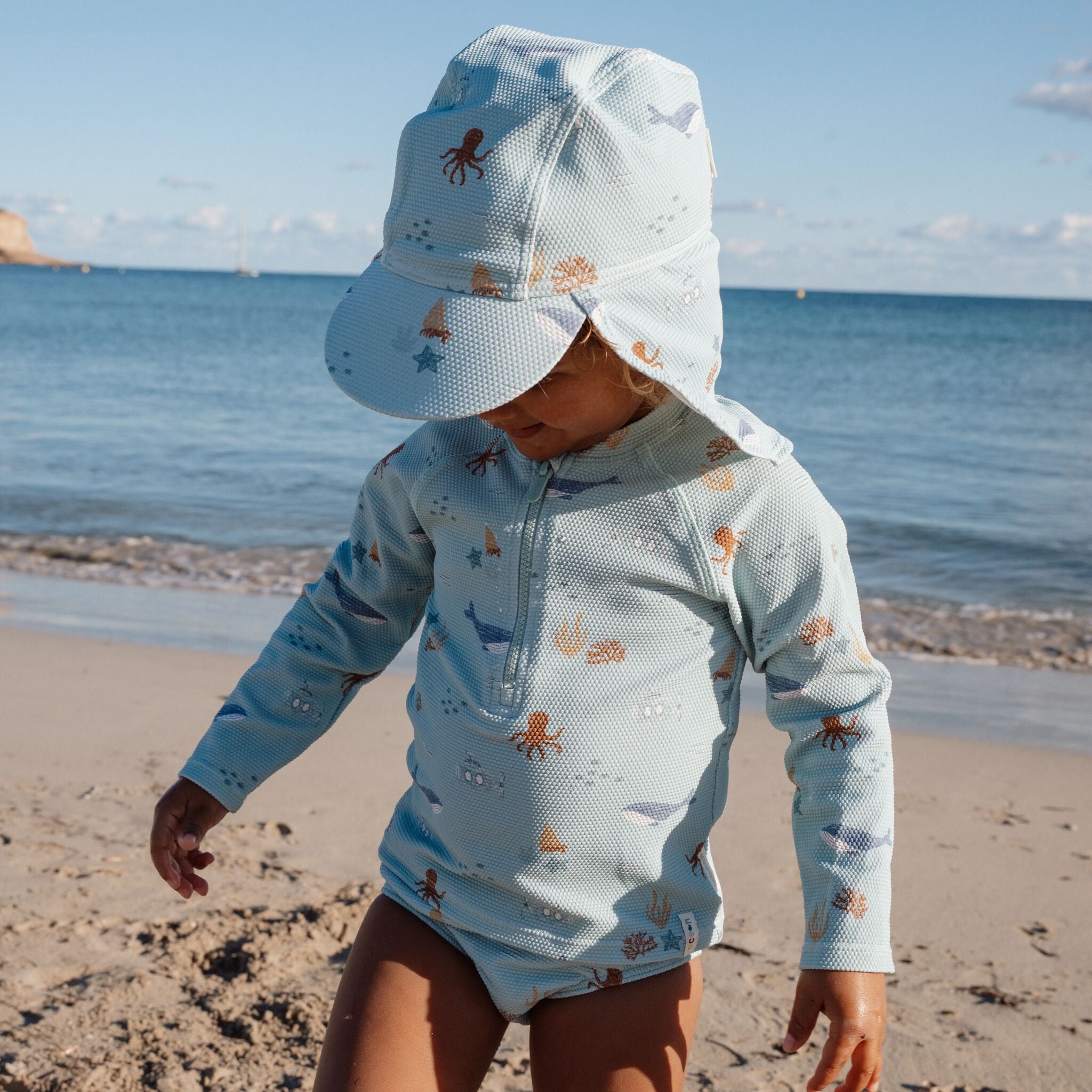 Zwemshirt lange mouw - UPF 40 - Groen - Ocean Friends