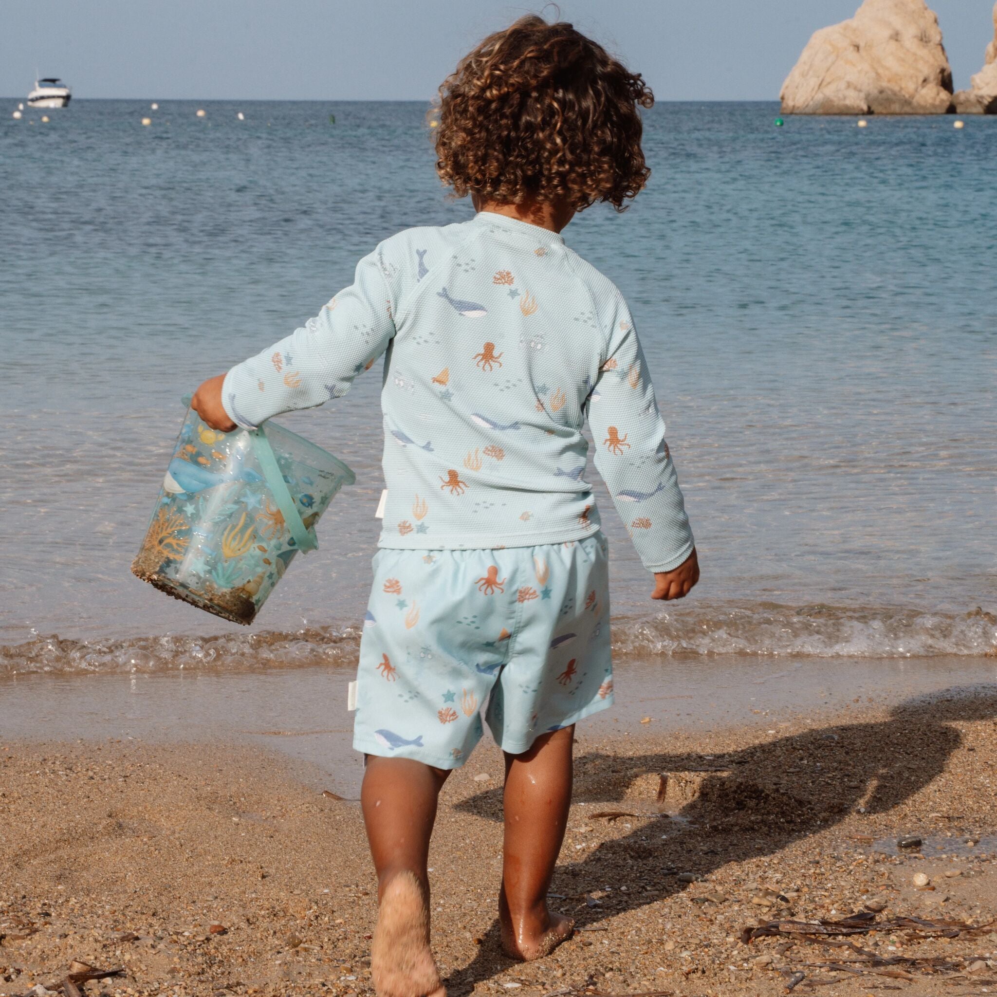 Zwemshirt lange mouw - UPF 40 - Groen - Ocean Friends