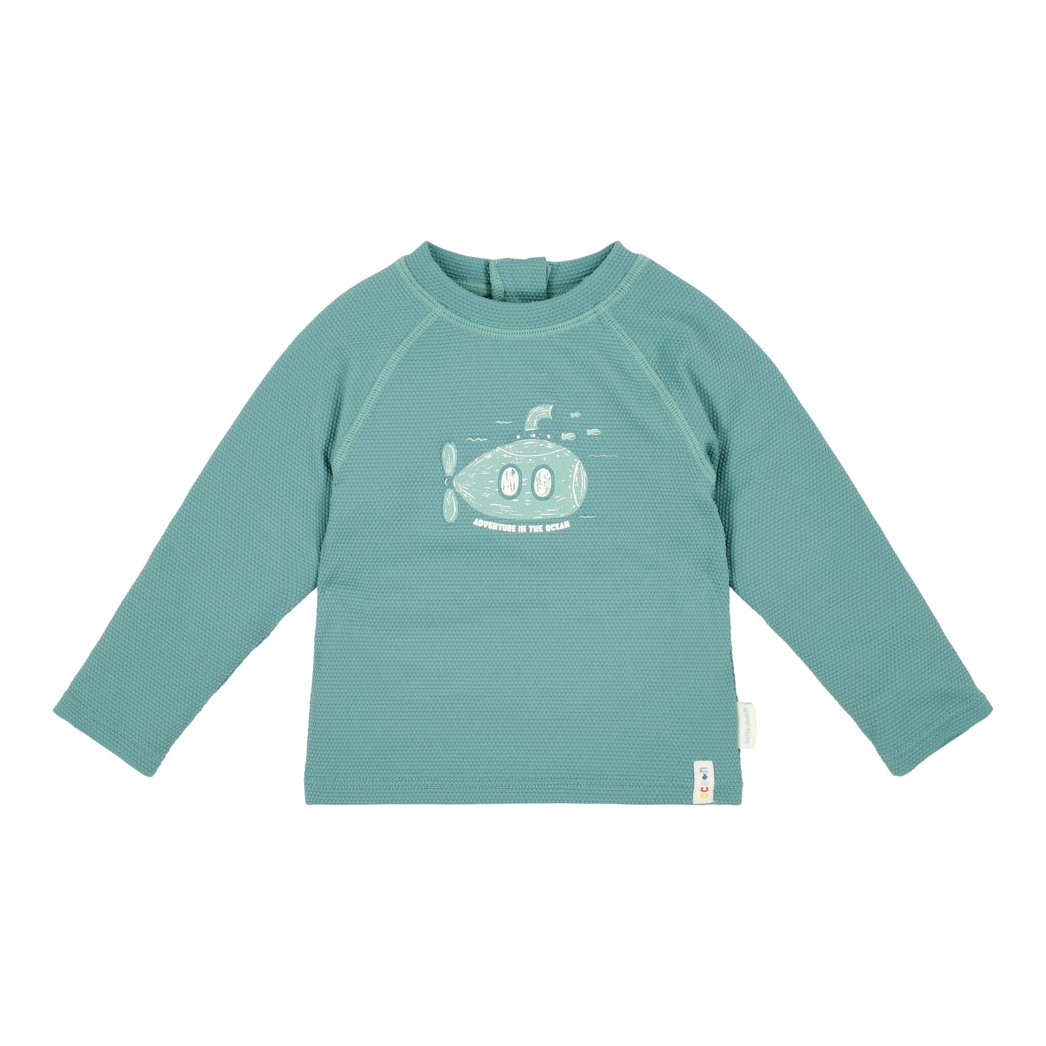 Swim shirt long sleeve - UPF 40 - Green 