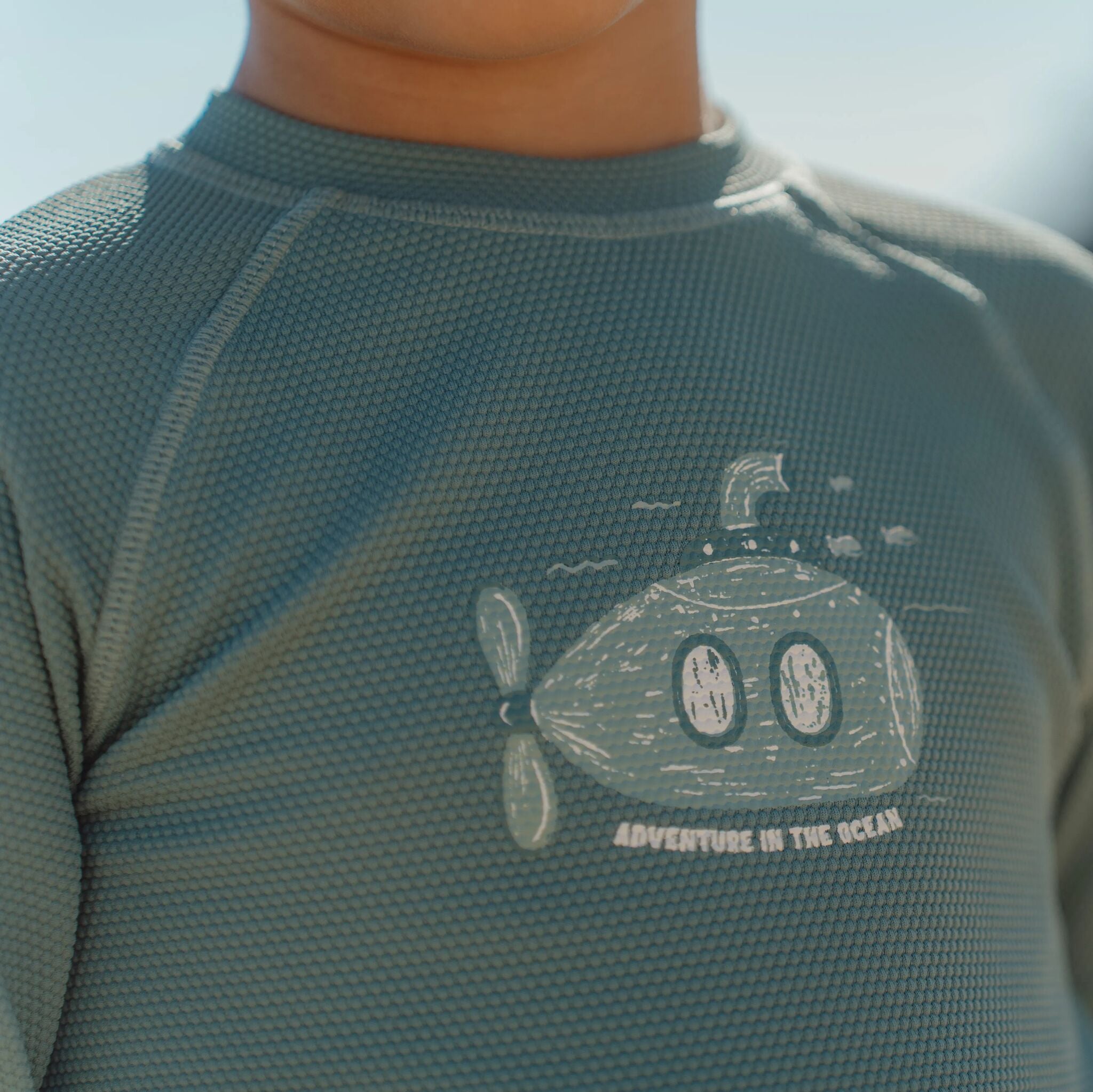 Zwemshirt lange mouw - UPF 40 - Groen