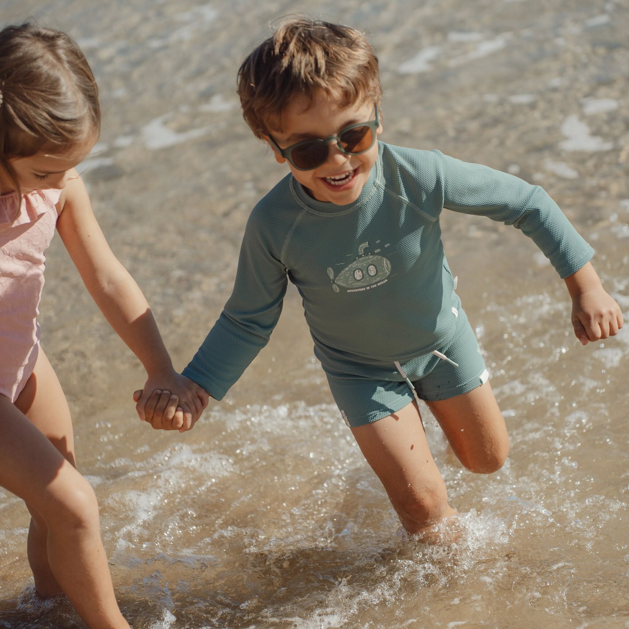 Zwemshirt lange mouw - UPF 40 - Groen