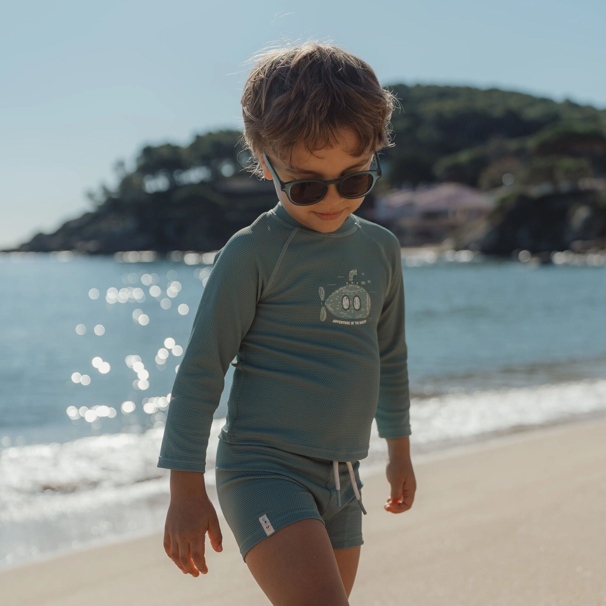 Zwemshirt lange mouw - UPF 40 - Groen