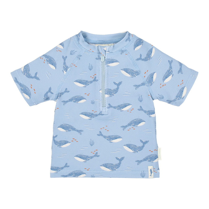 Zwemshirt korte mouw - Blauw - Ocean Splash