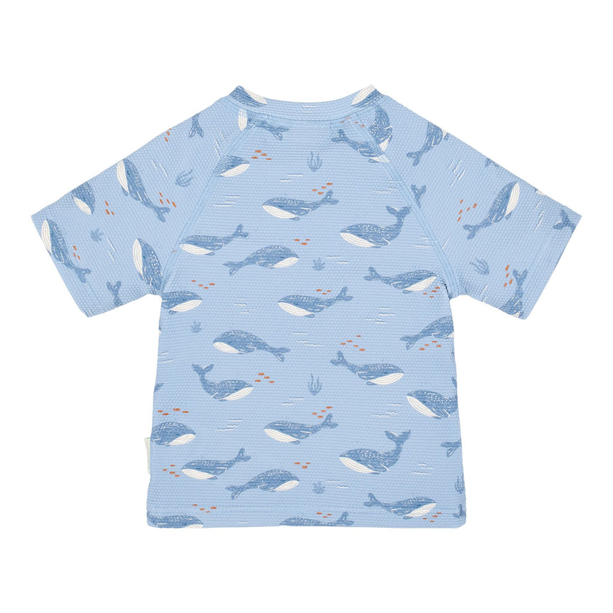 Zwemshirt korte mouw - Blauw - Ocean Splash