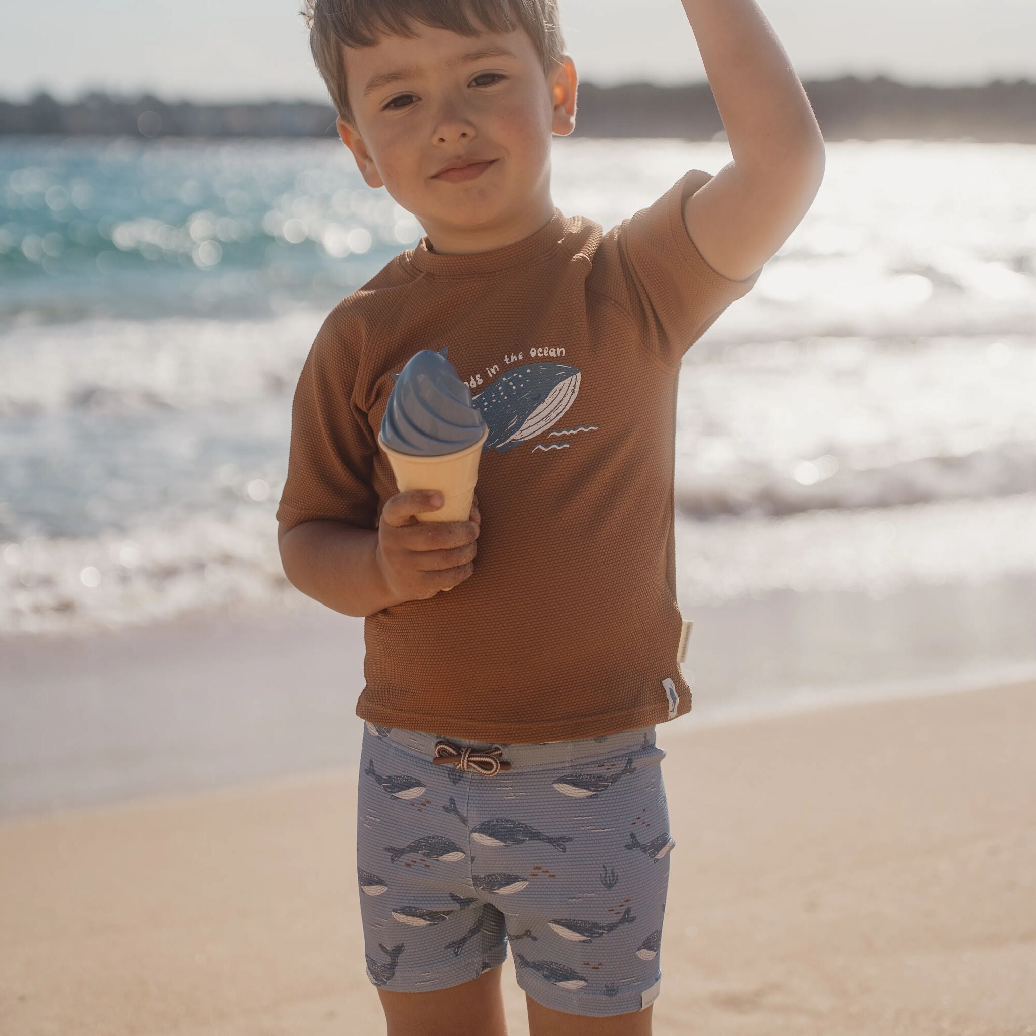 Swim Trunks - Blue - Ocean Splash 